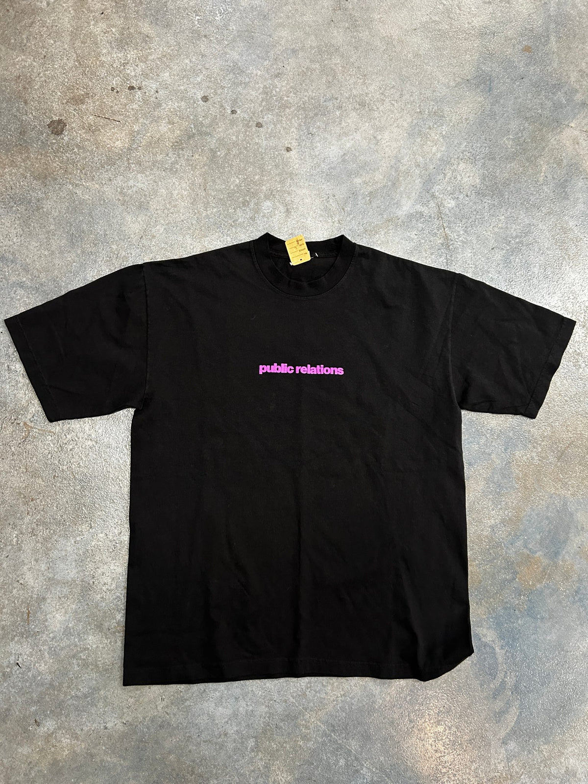 Heights District Public Relations Black Pink Tee