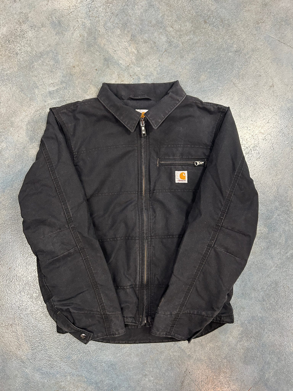 Vintage Carhartt Made In Mexico Black Jacket