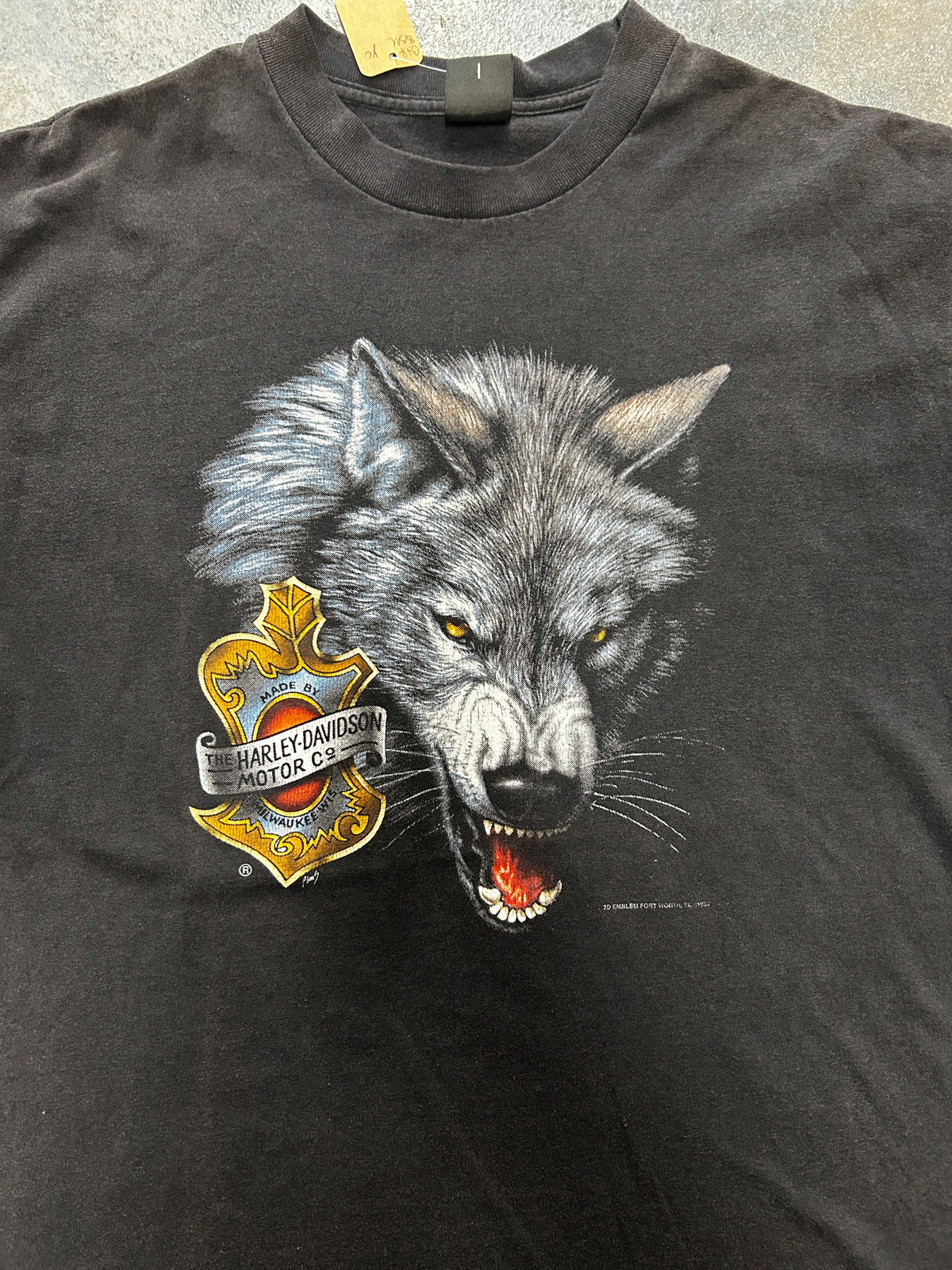 Harley Davidson 3D Emblem "Harley Wolf Tee" OTF (YC)