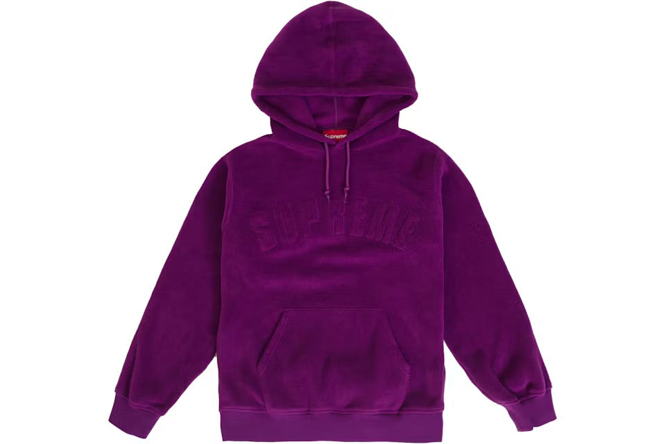 Supreme Polartec Purple "Hooded Sweatshirt"