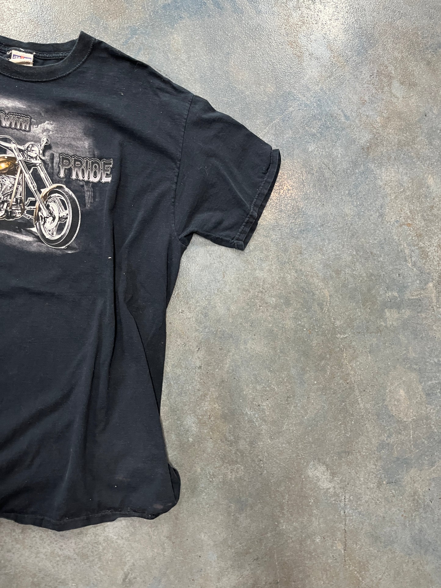 Vintage Harley Davidson “Ride With Pride” VTG Biker Eagle T-Shirt (RC) B1