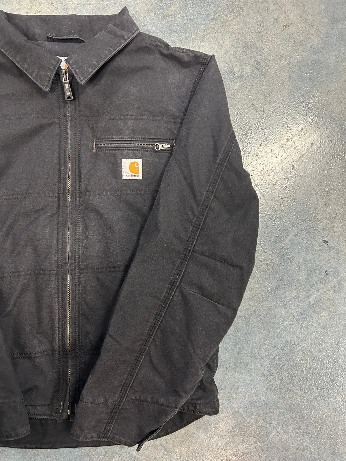 Vintage Carhartt Made In Mexico Black Jacket