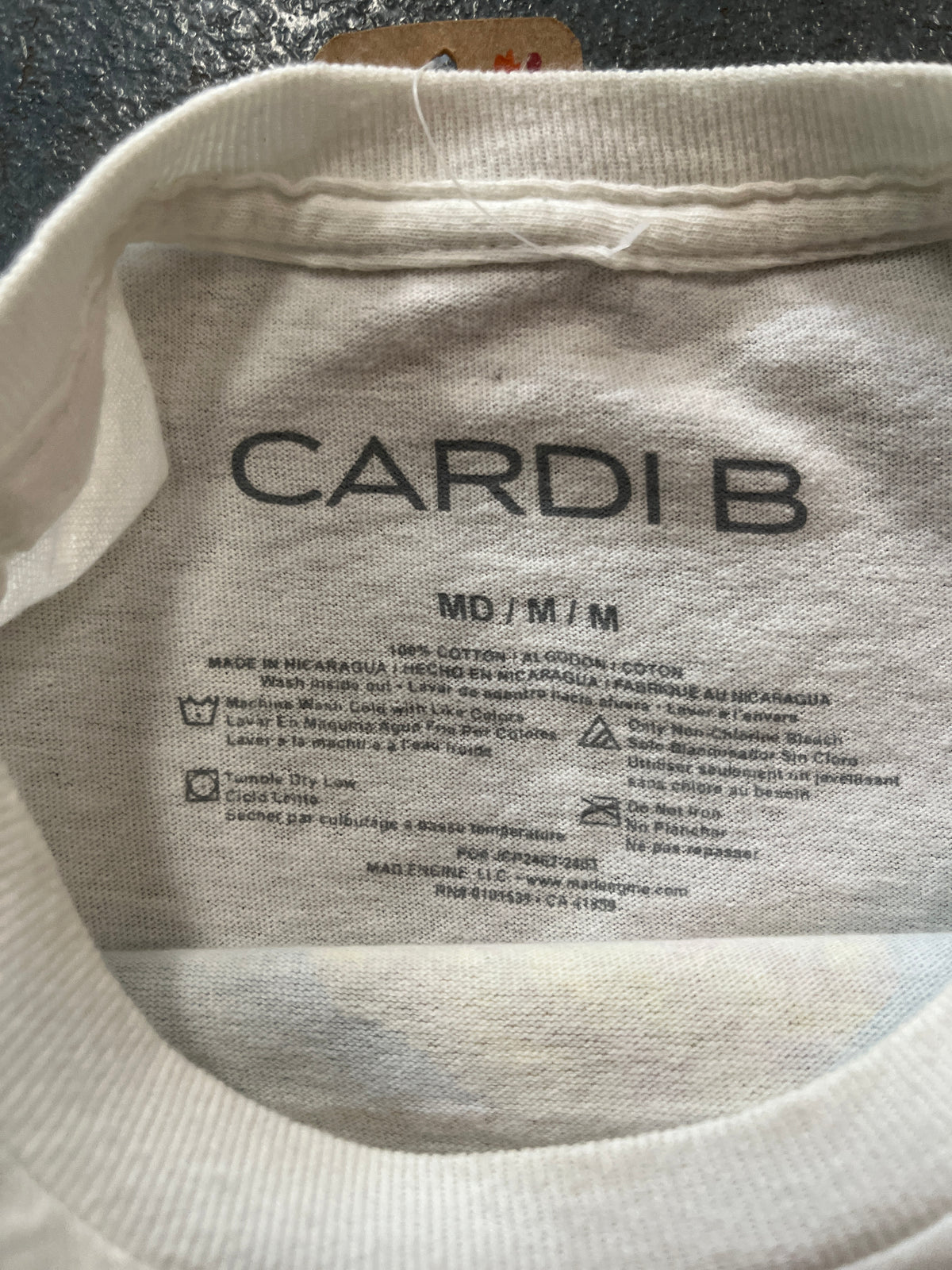 Cardi B Invasion Of Privacy Album white Graphic T-Shirt