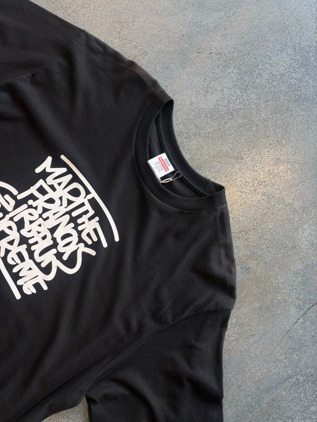 Supreme Marithe Francois Girbaud Black tee