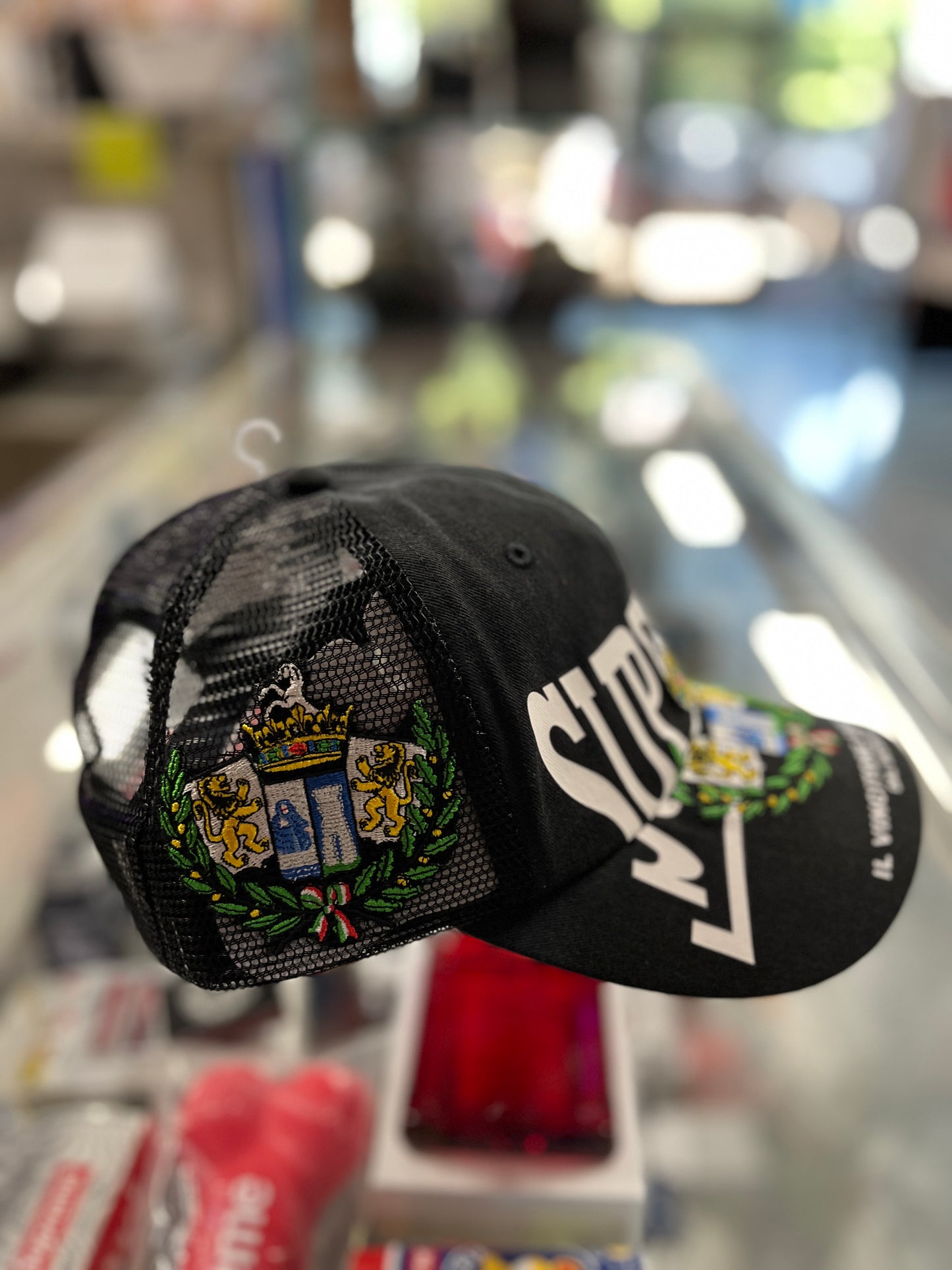 Supreme Crest Mesh Back 6-Panel Hat OTF