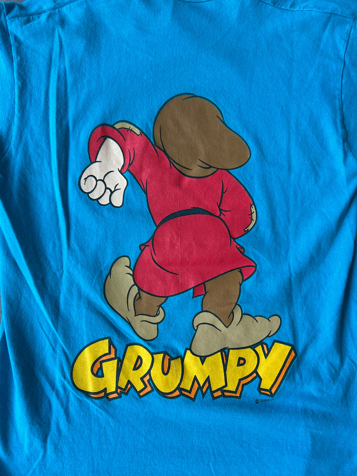 Disney Grumpy Blue Tee B59