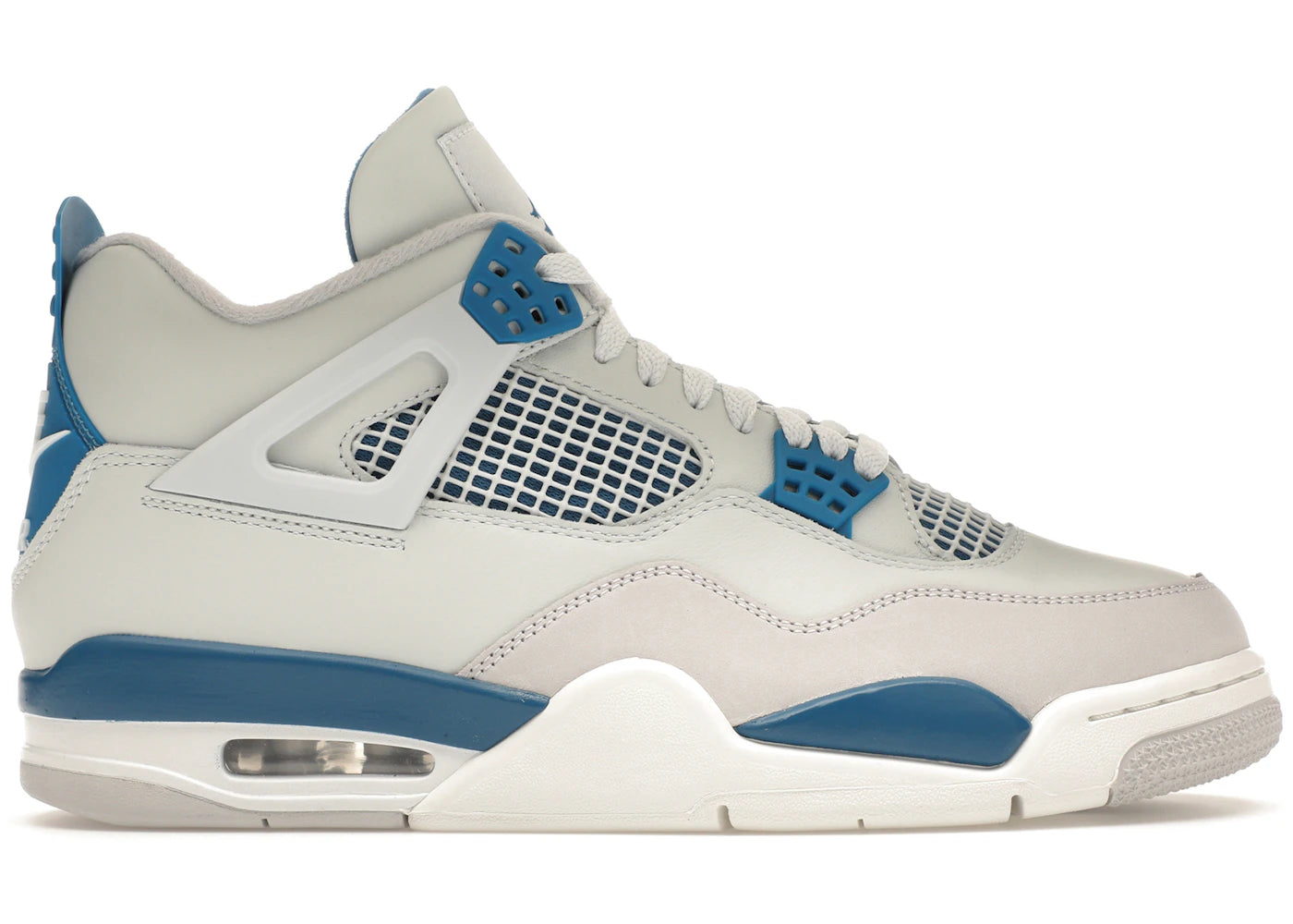 Jordan 4 Retro Military Blue (2024) Tried On (LC)