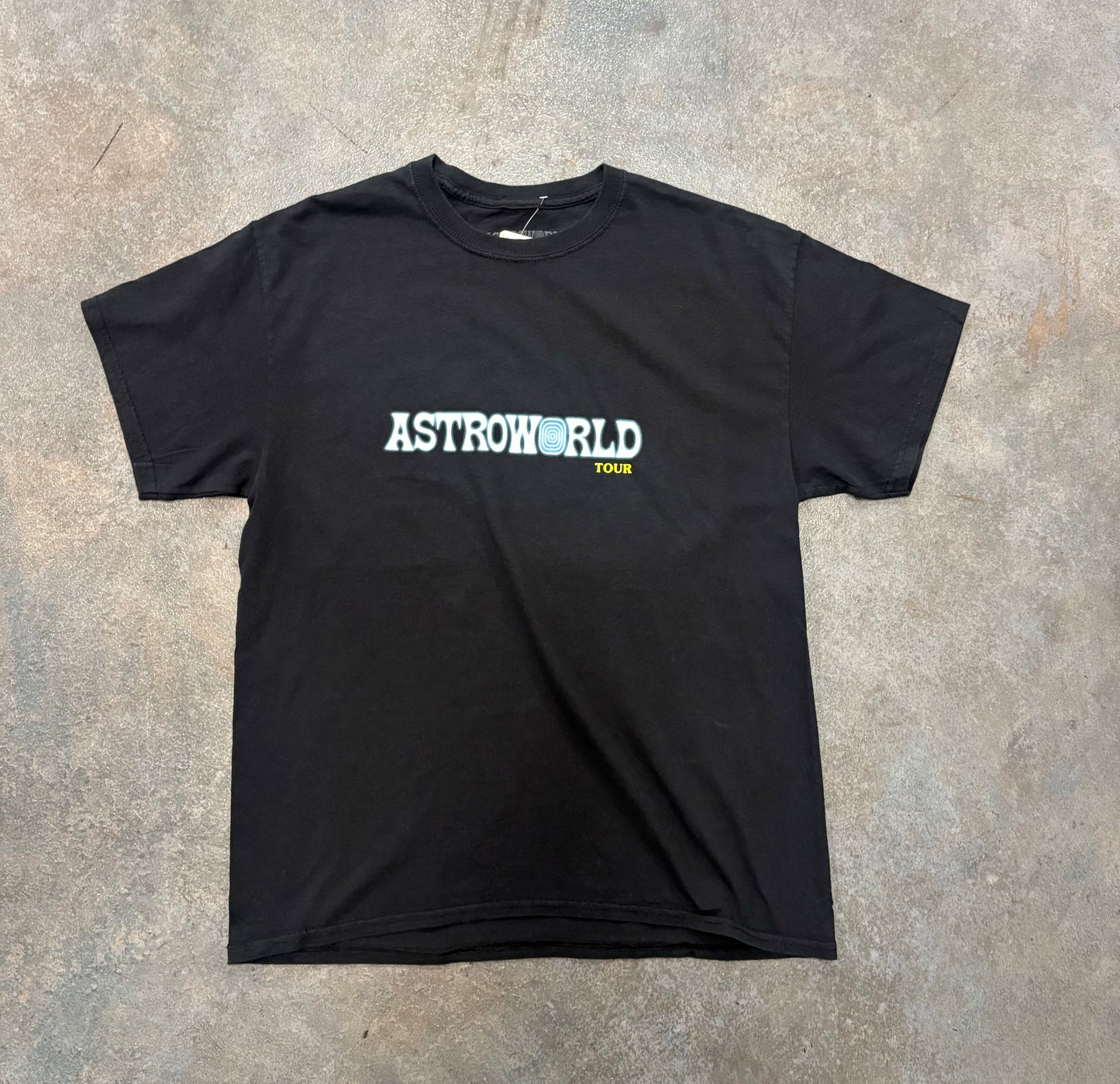 Travis Scott 'Astro World Tour Wish You Were Here' tee B36