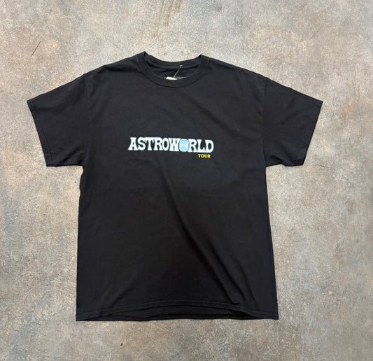 Travis Scott 'Astro World Tour Wish You Were Here' tee B36