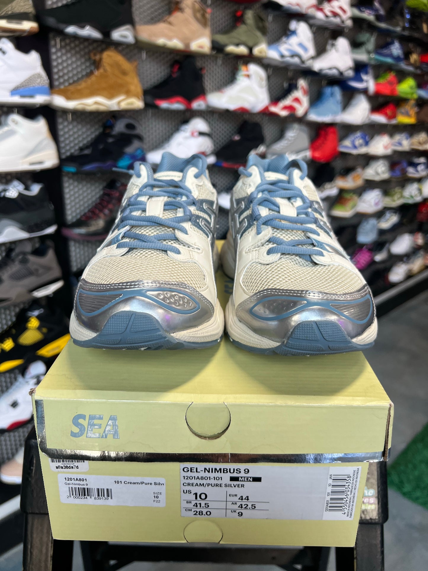ASICS Gel-Nimbus 9 Wind And Sea Cream Blue