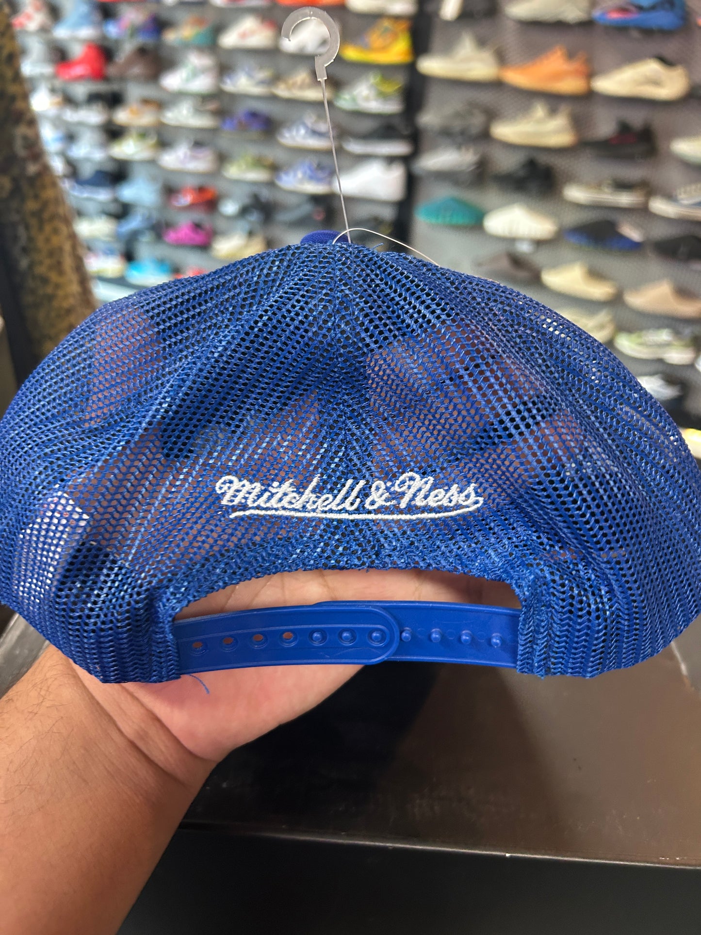Dallas Mavericks Blue Trucker Hat OTF