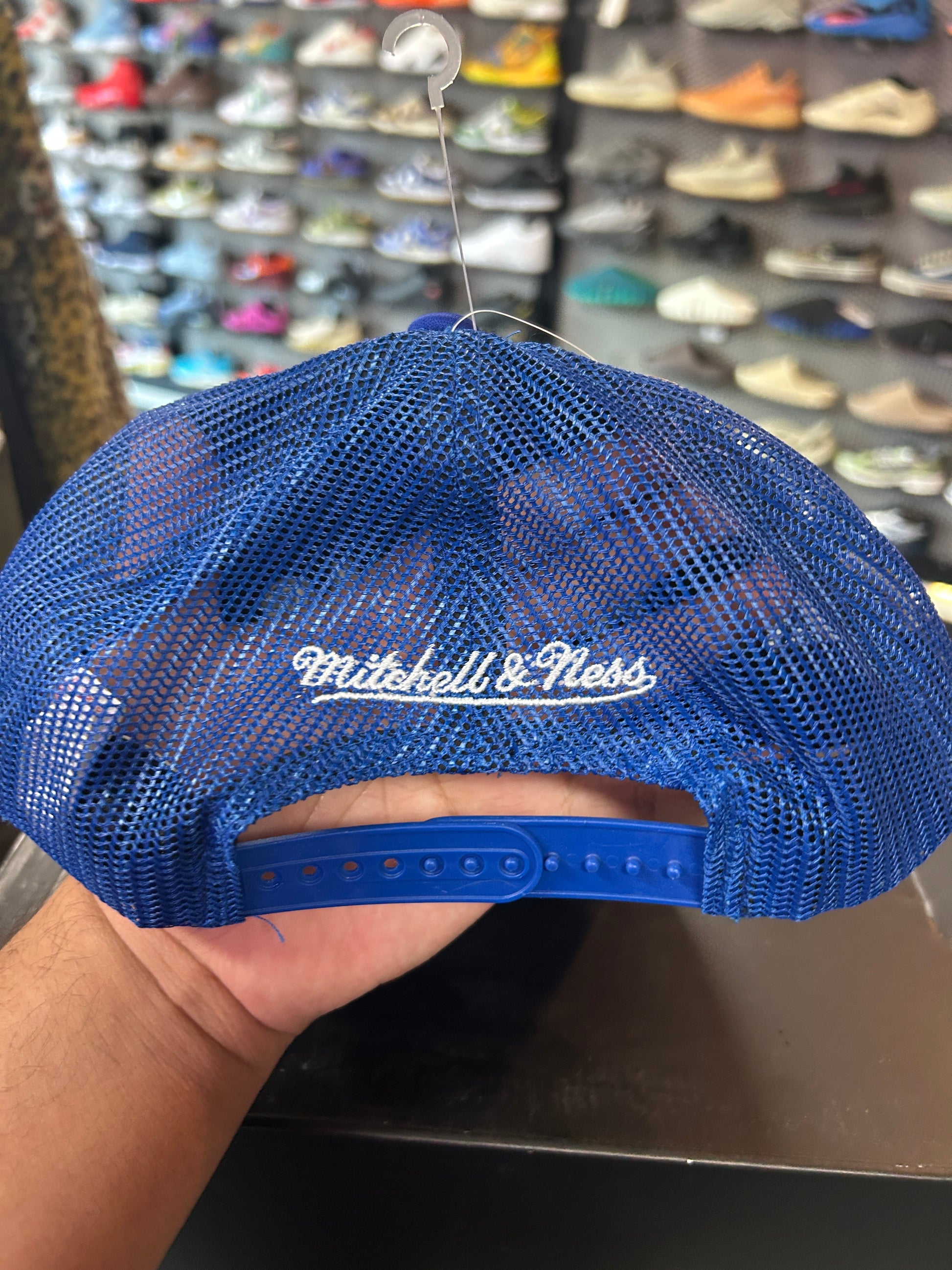 Dallas Mavericks Blue Trucker Hat OTF