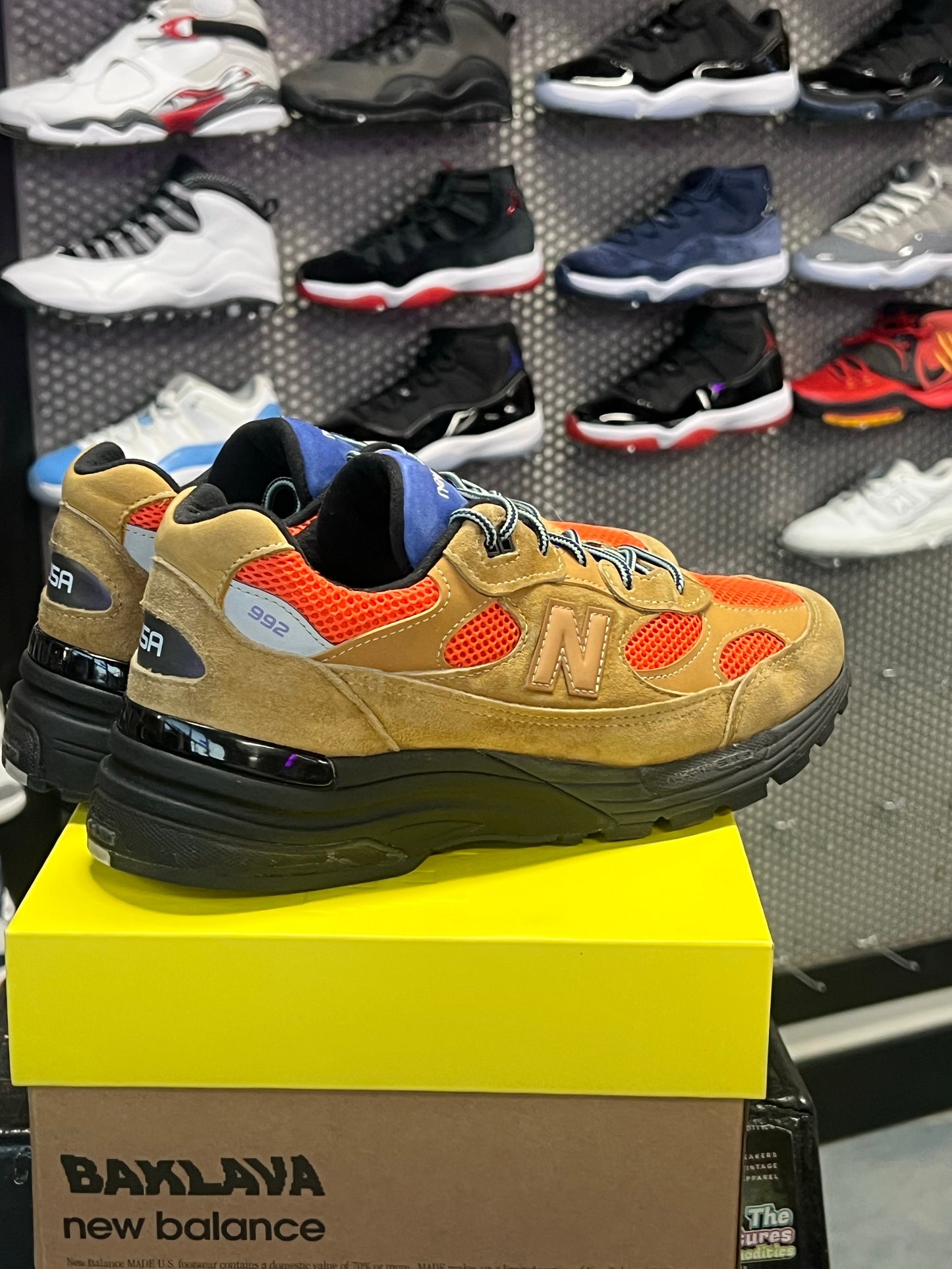 New Balance 992 MiUSA Action Bronson Tiger Eye