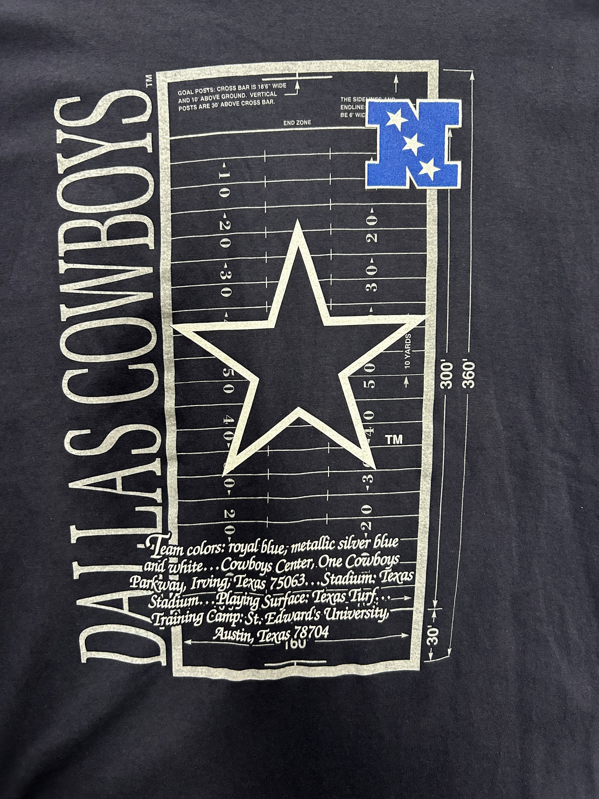 NEW Home Team Advantage Dallas Cowboys Navy Tee