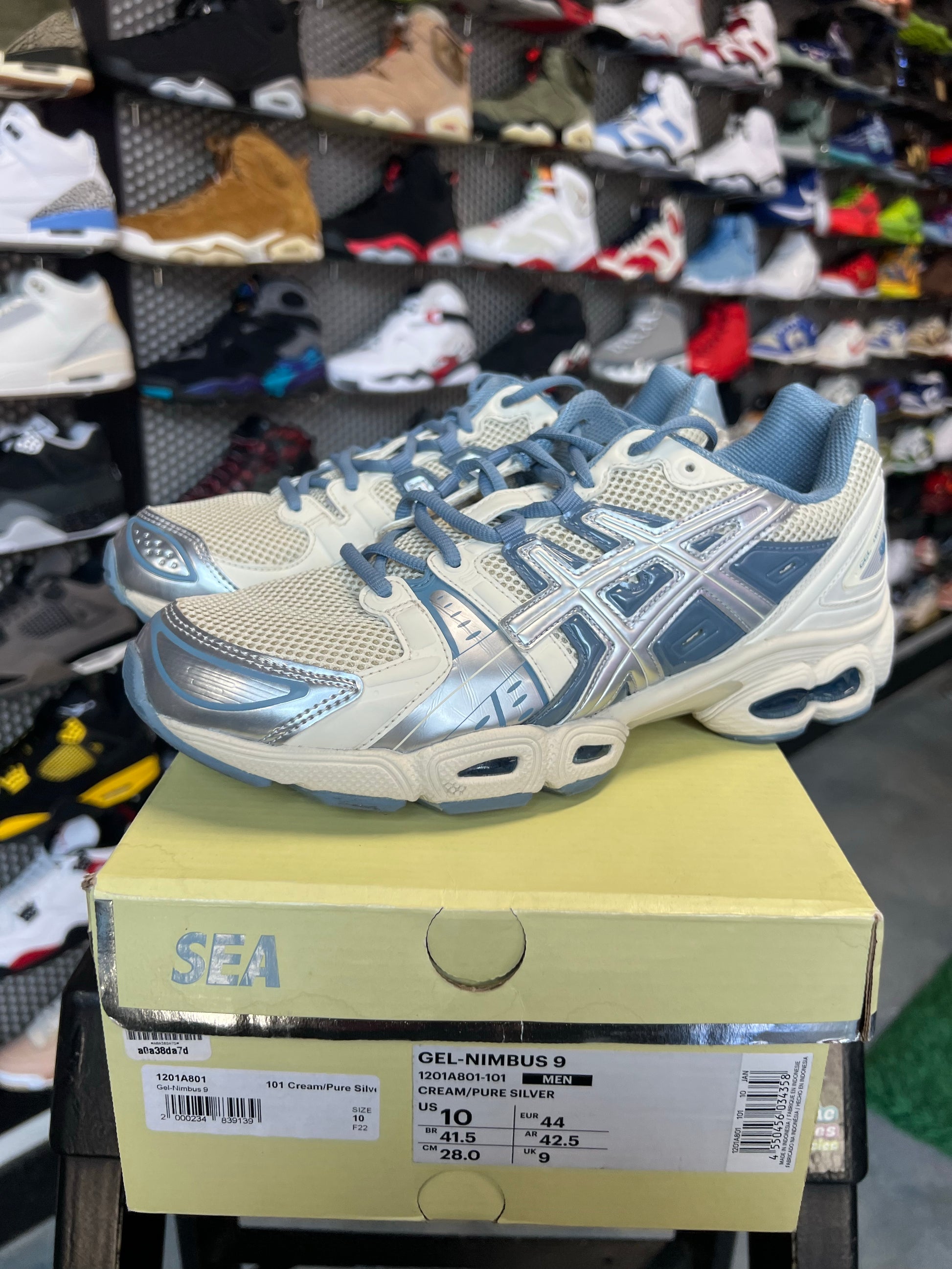 ASICS Gel-Nimbus 9 Wind And Sea Cream Blue