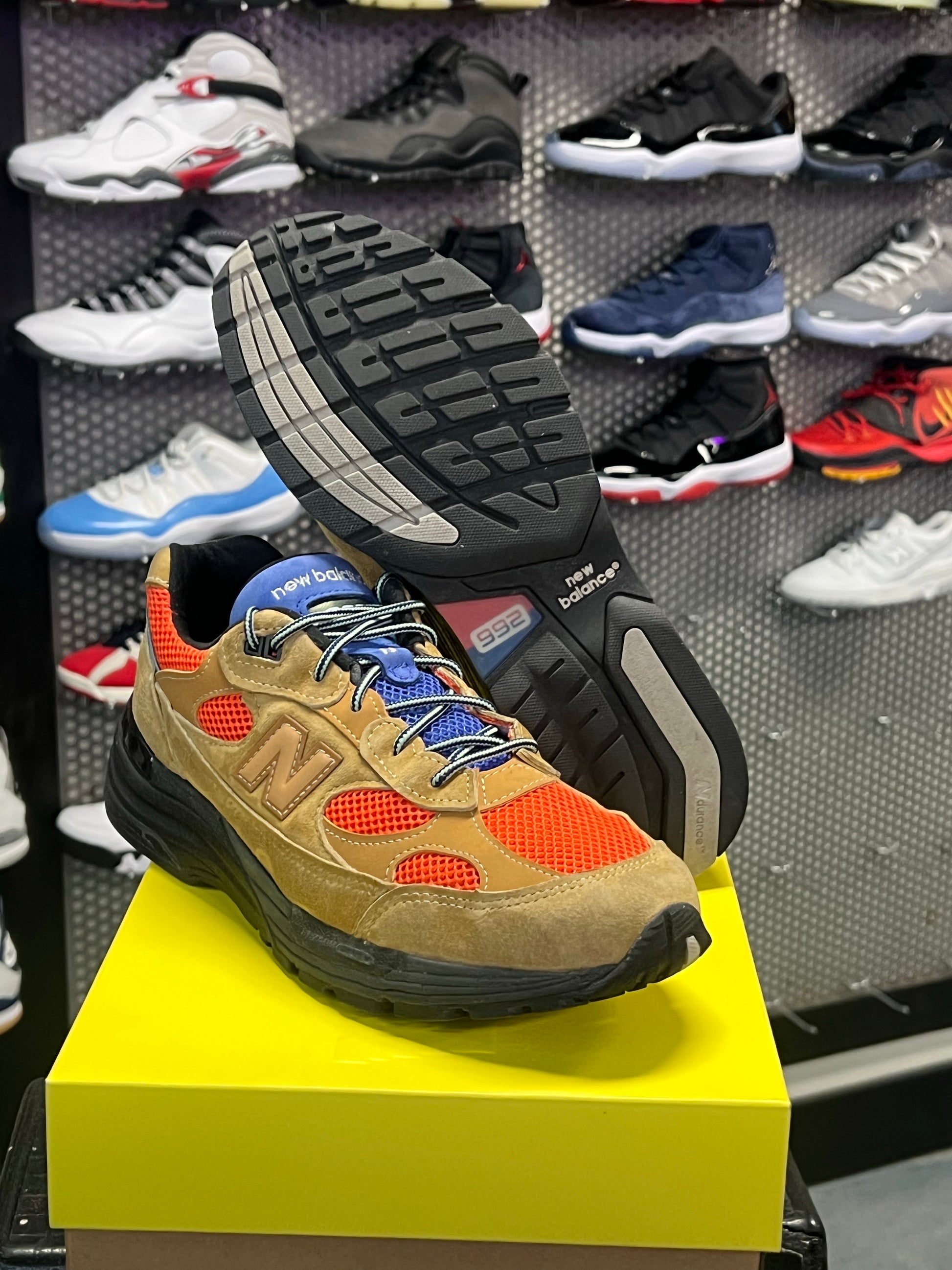 New Balance 992 MiUSA Action Bronson Tiger Eye