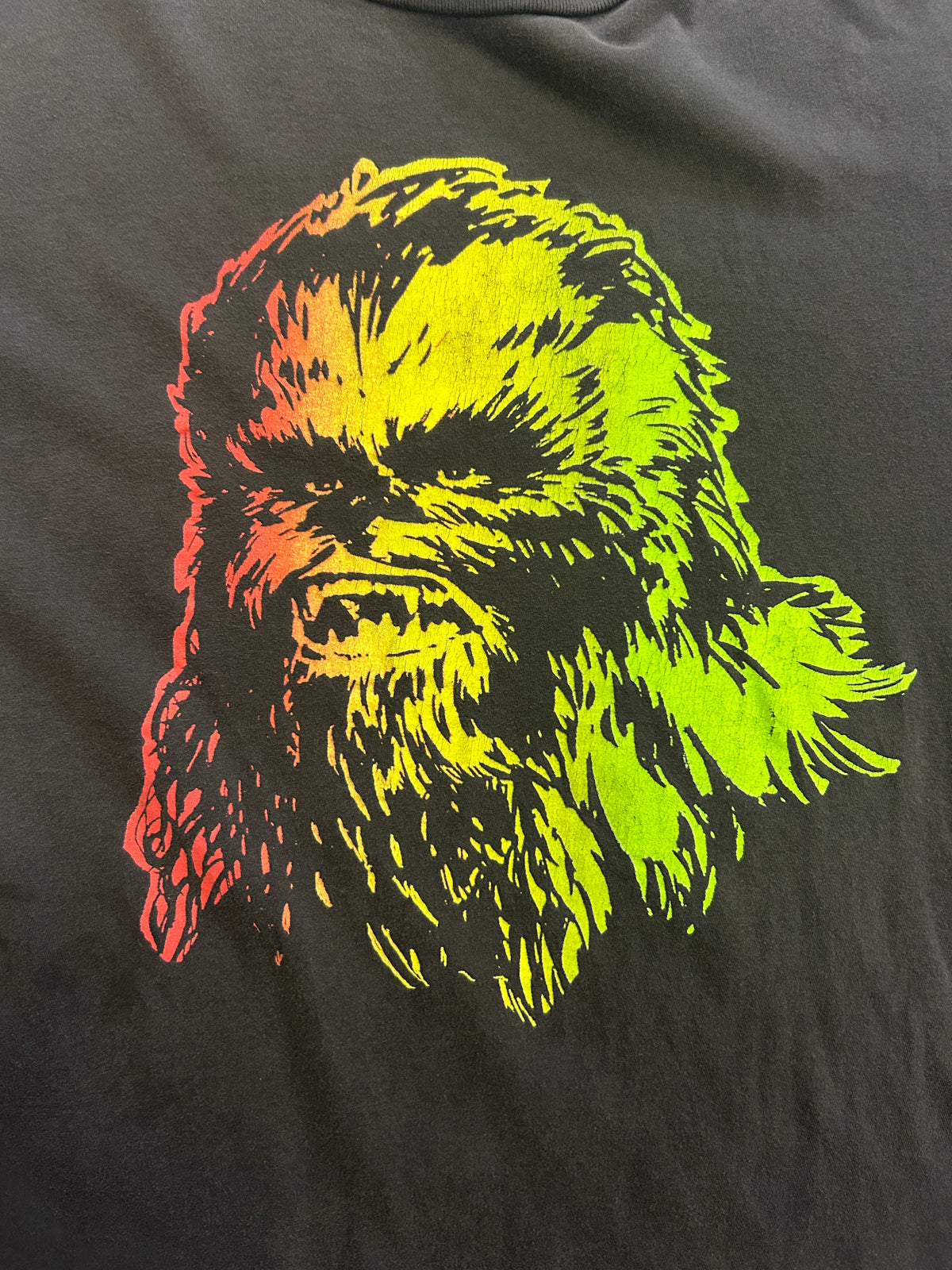 Vintage Star Wars Chubaka Black Tee
