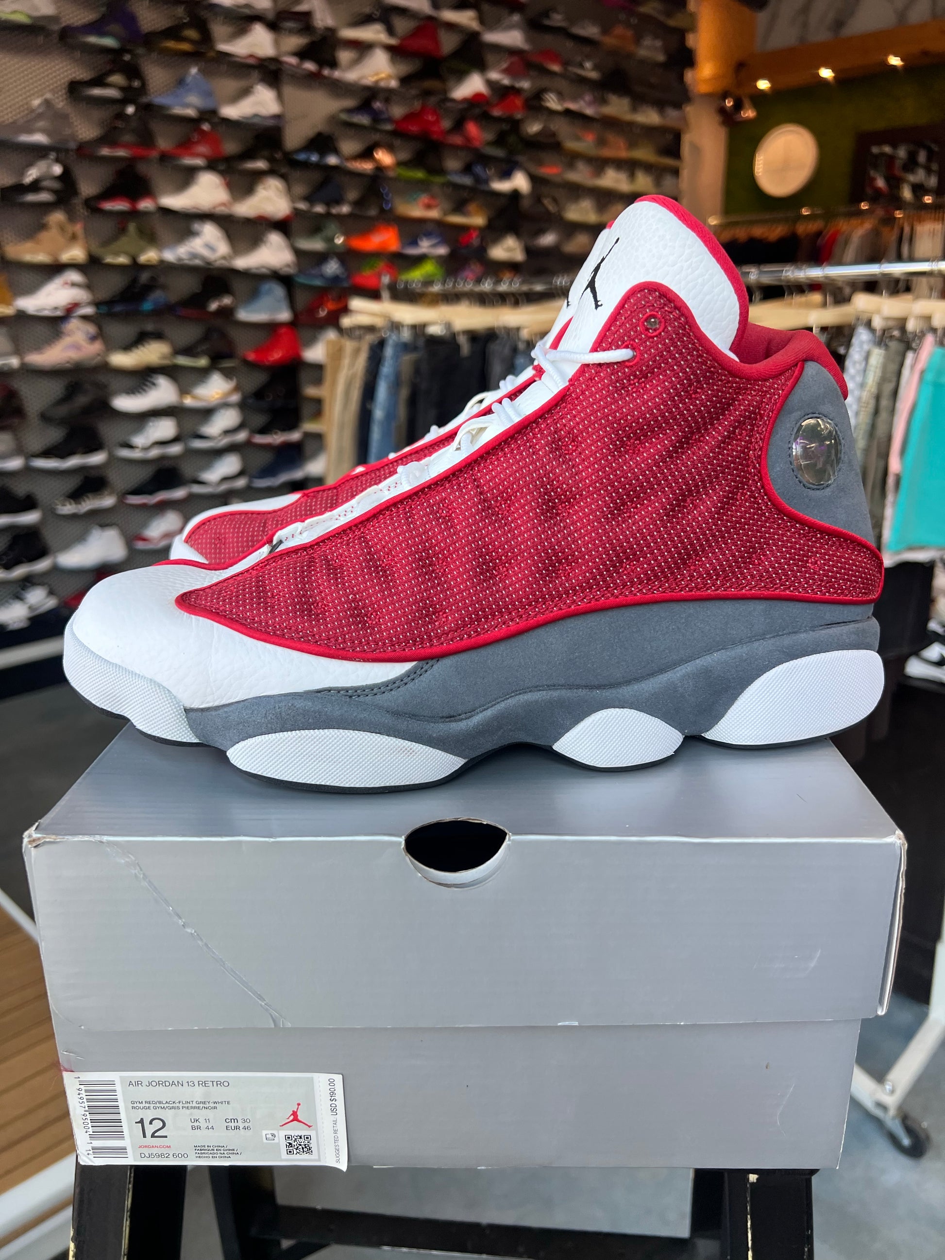 Jordan 13 Retro Gym Red Flint Grey