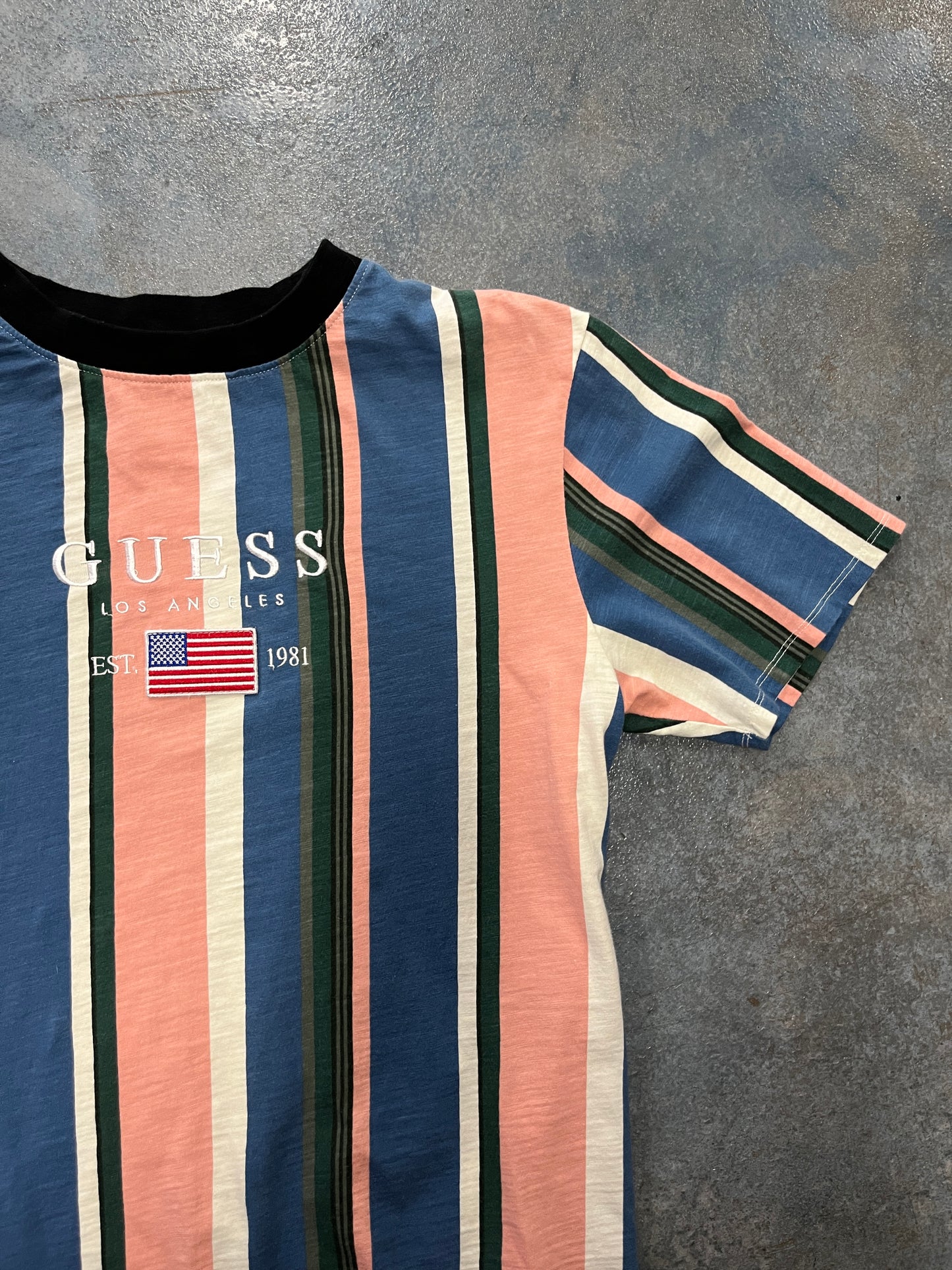 VTG 90's GUESS Jean Shirt Multi Color Light OTF