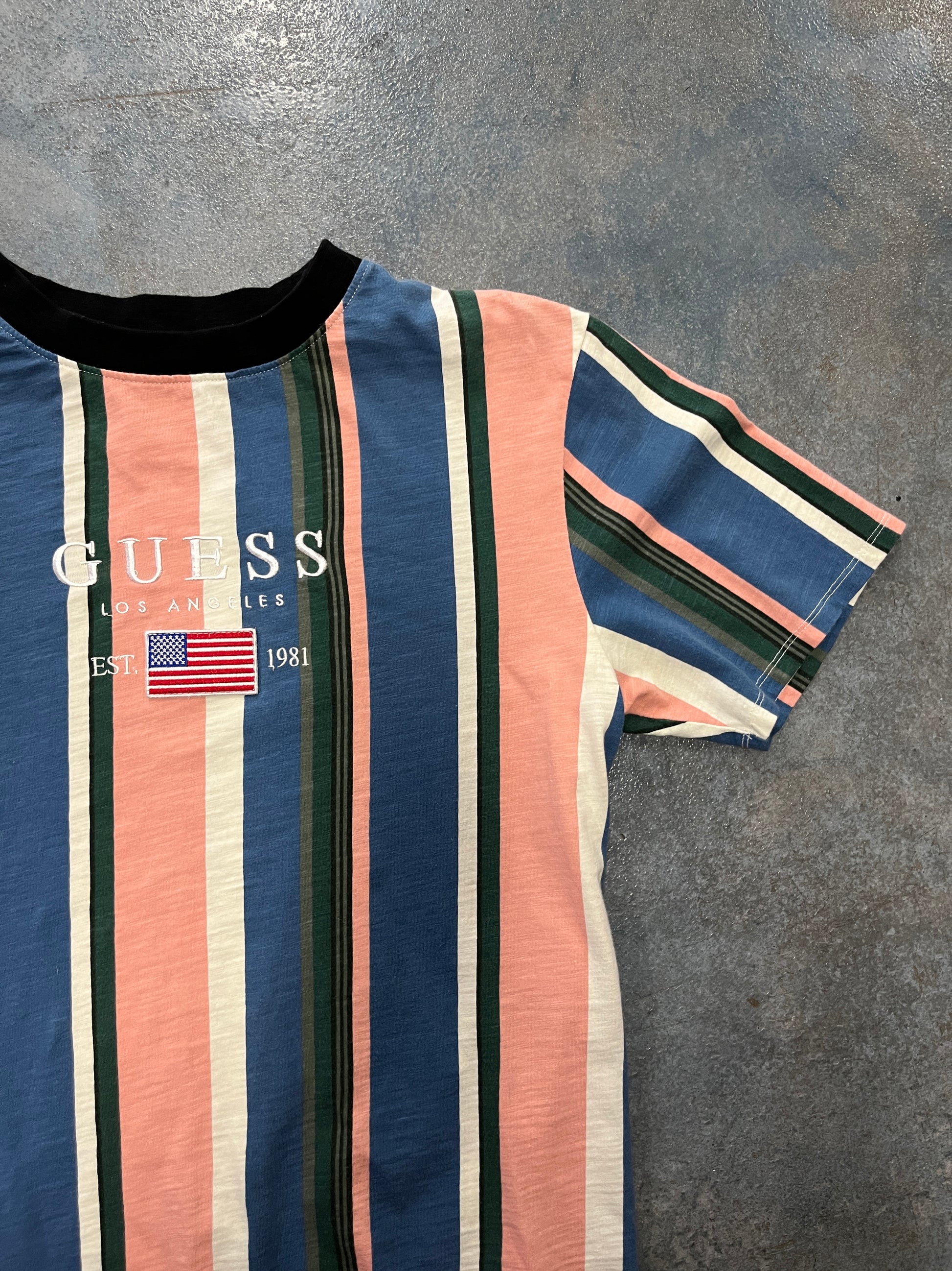 VTG 90's GUESS Jean Shirt Multi Color Light OTF