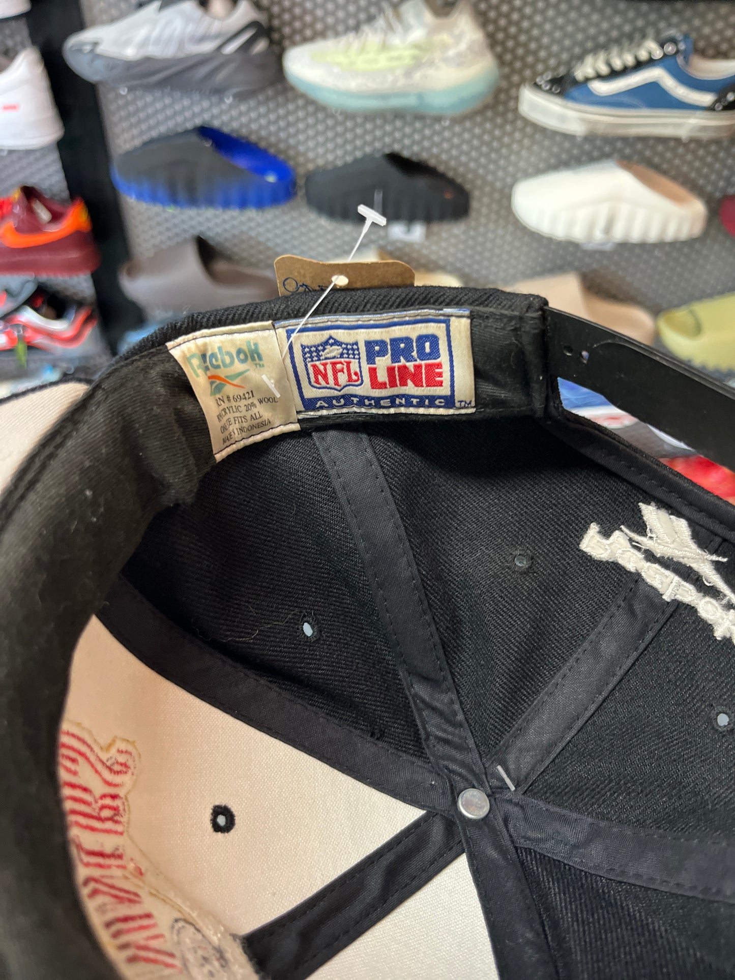 Vintage San Francisco 49ers 5x Super Bowl Champions Reebok Pro Line Snapback Hat OTF