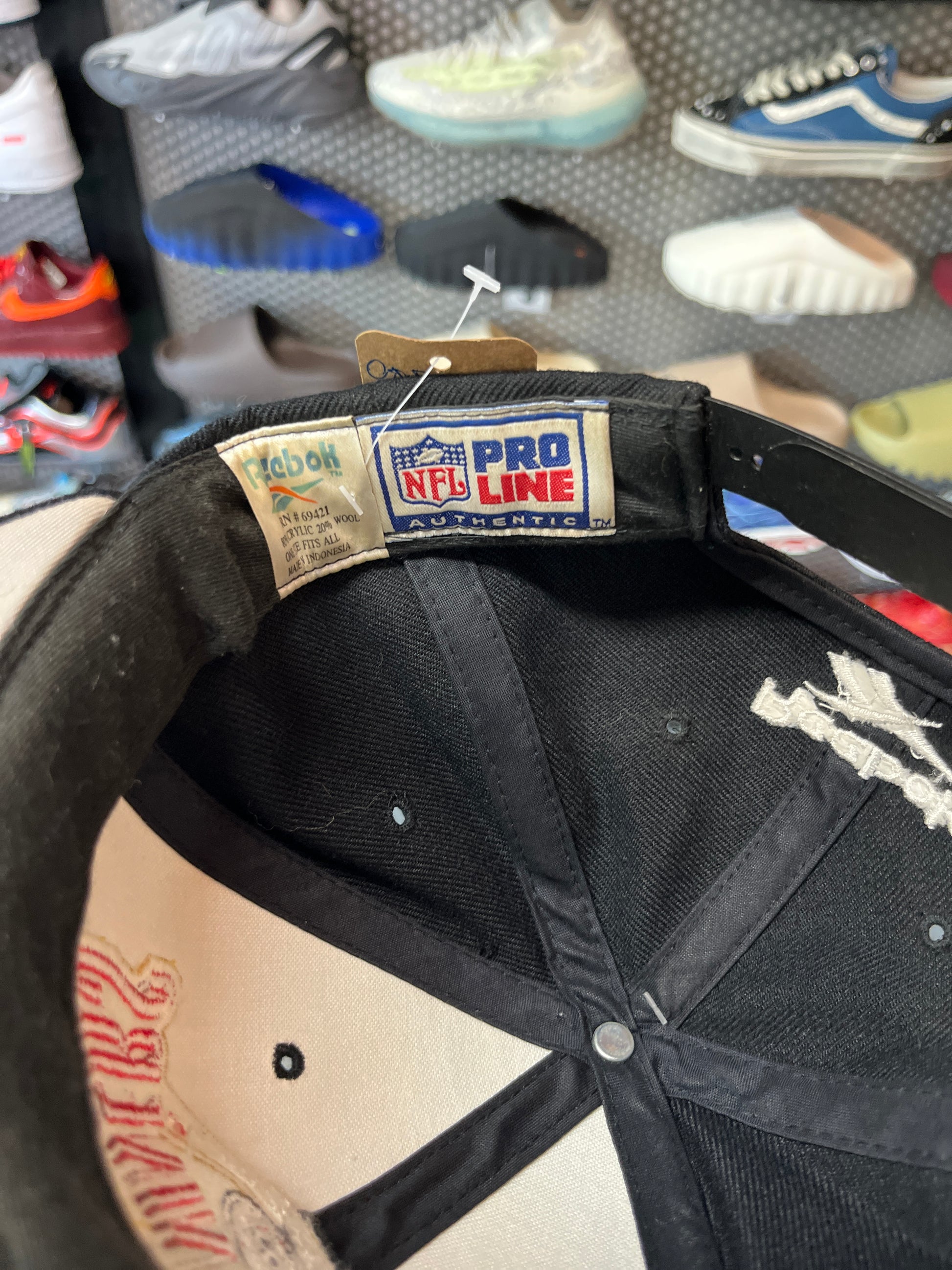 Vintage San Francisco 49ers 5x Super Bowl Champions Reebok Pro Line Snapback Hat OTF