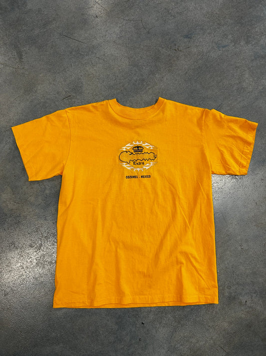 Vintage Corona Extra Cozumel - Mexico Yellow Tee