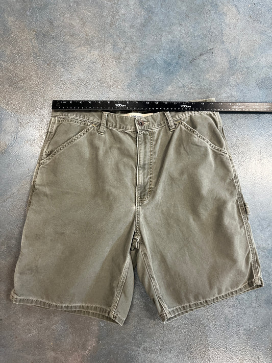 Gap Industrial Standard Carpenter Green Cargo Jorts (YC) OTF