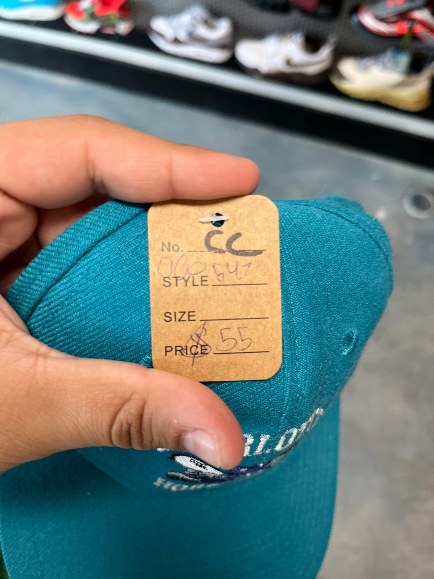 Charlotte Hornets Flex Fitted Cap Hat NBA OTF
