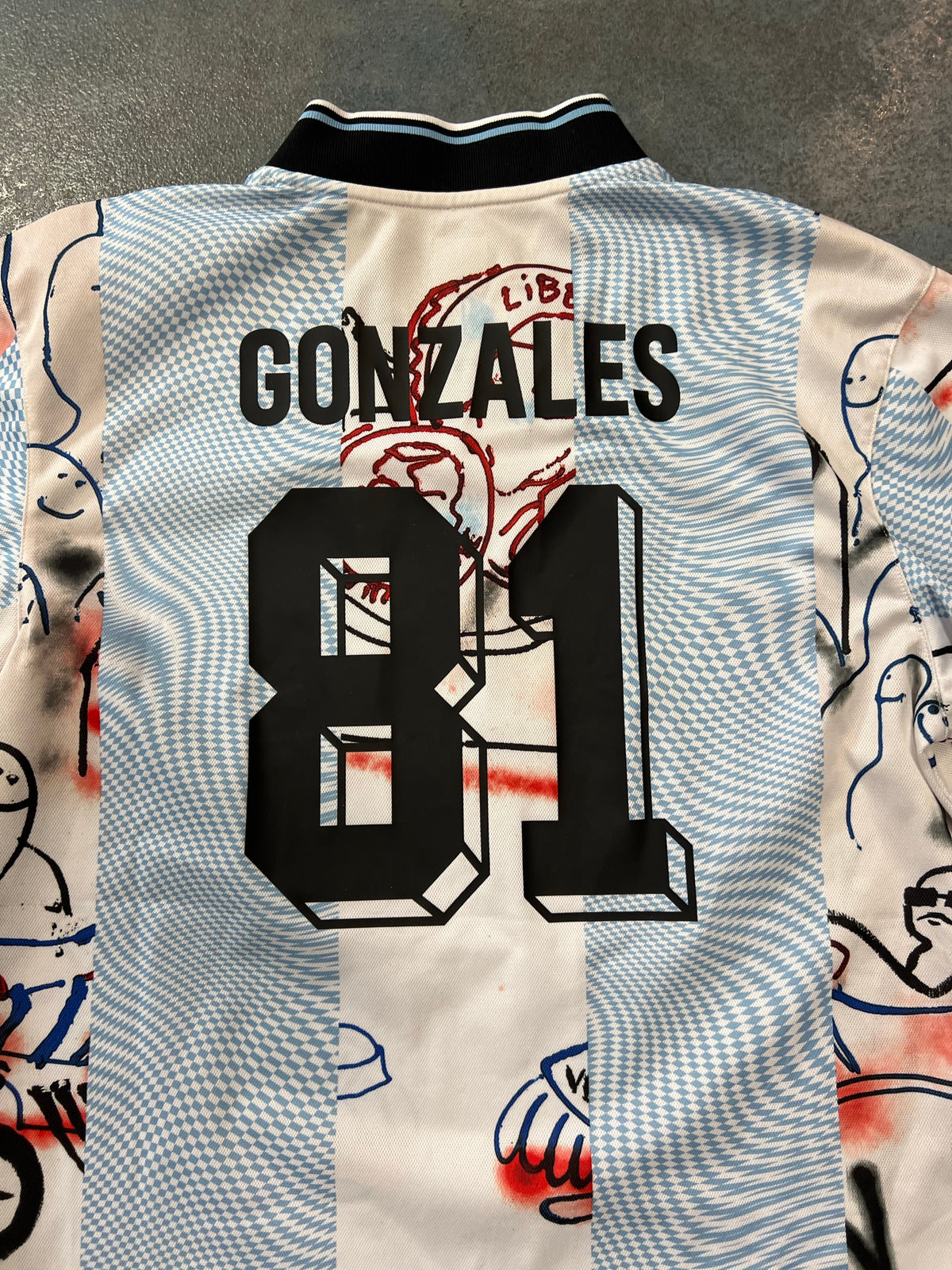Adidas Mark Gonzales Skateboarding Soccer Jersey Shirt Size Large