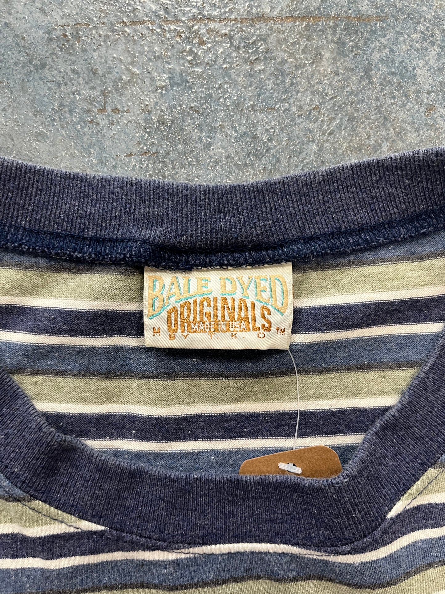 Bale Dyed Striped Tee OTF