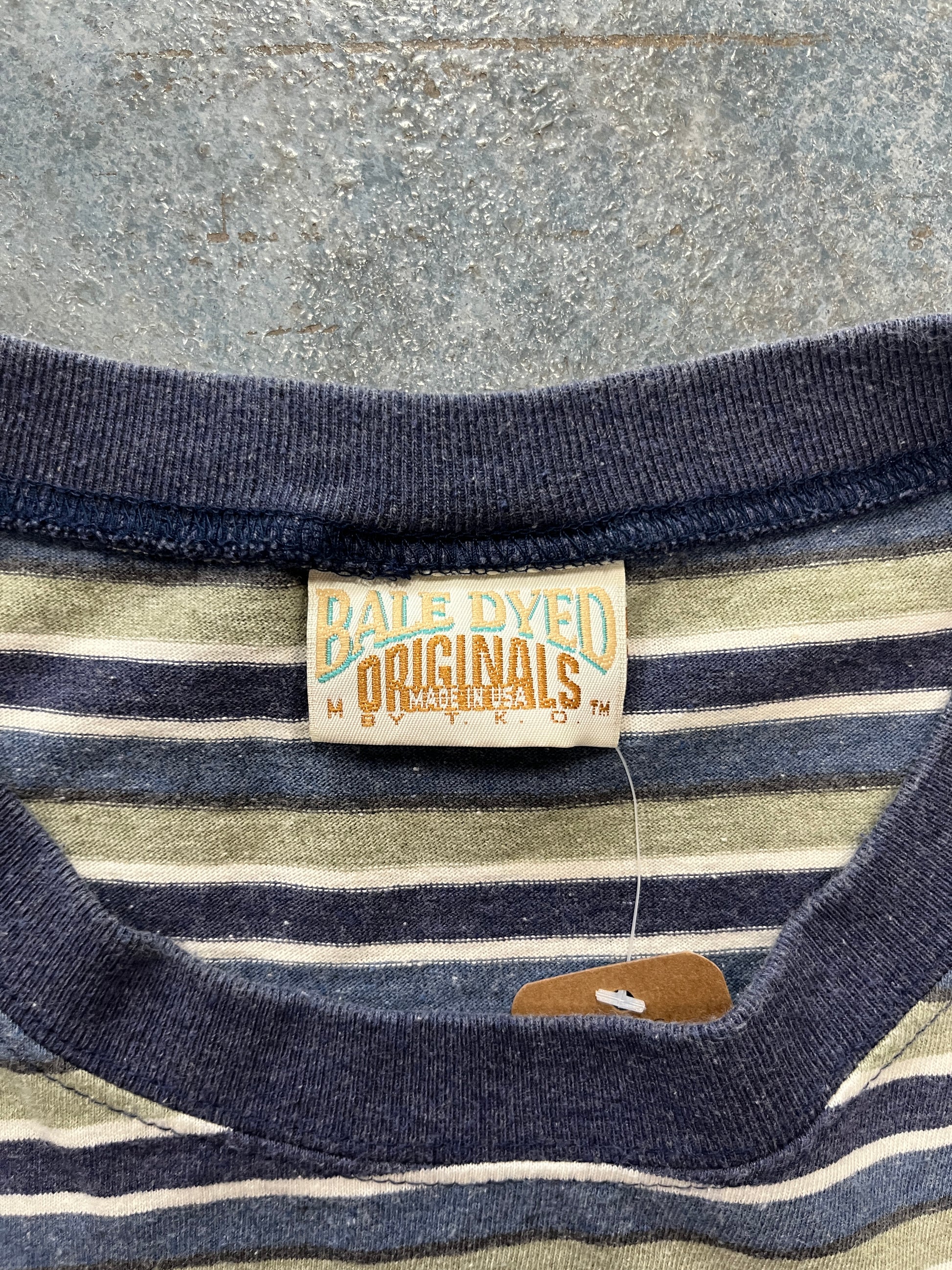 Bale Dyed Striped Tee OTF