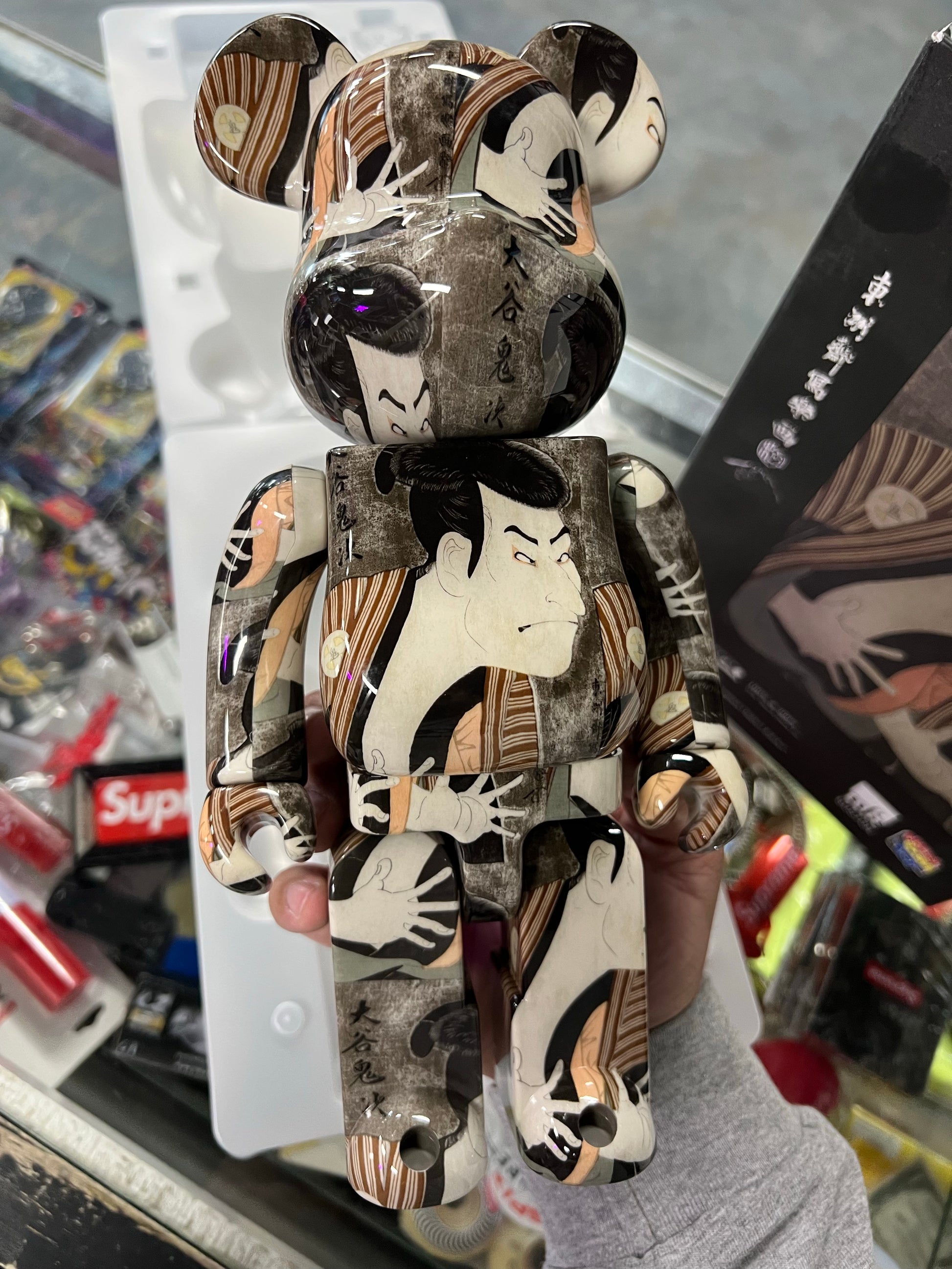 Bearbrick Sharaku Toshusai (Otani Oniji III as Yakko Edobei) 100% & 400% Set