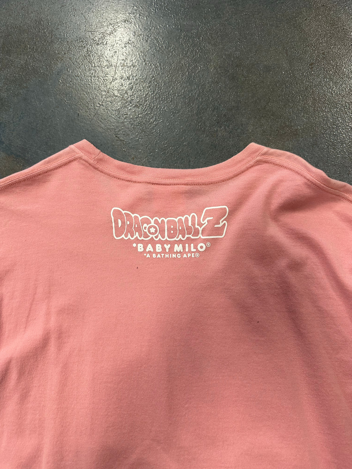 A bathing Ape Bape x Dragon Ball z Pink Tee