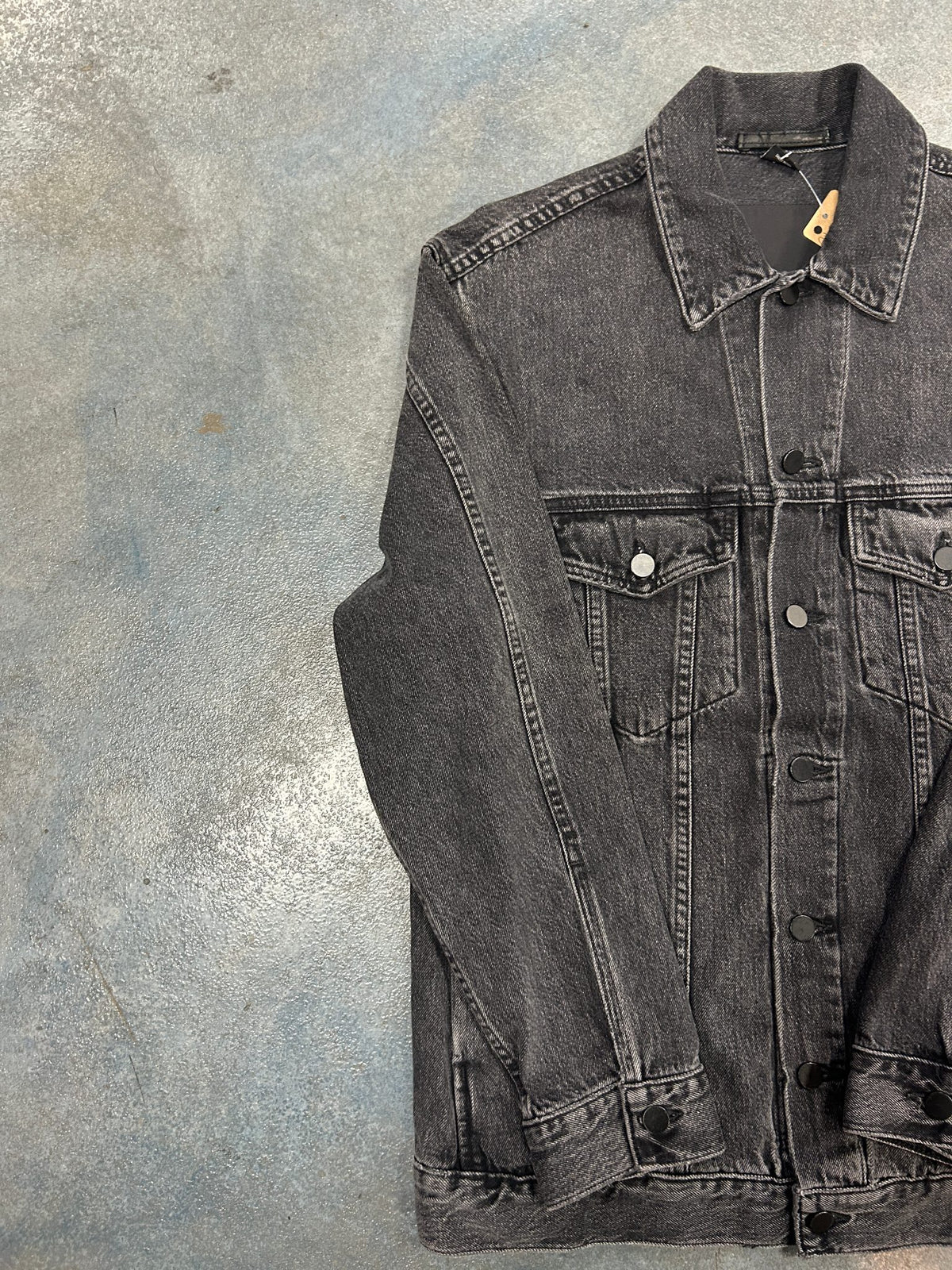 Vintage Alexander Wuang Black Jean Jacket