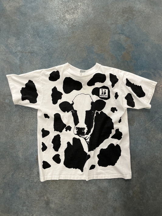 Vintage 90s Braum's Cow T-Shirt OTF