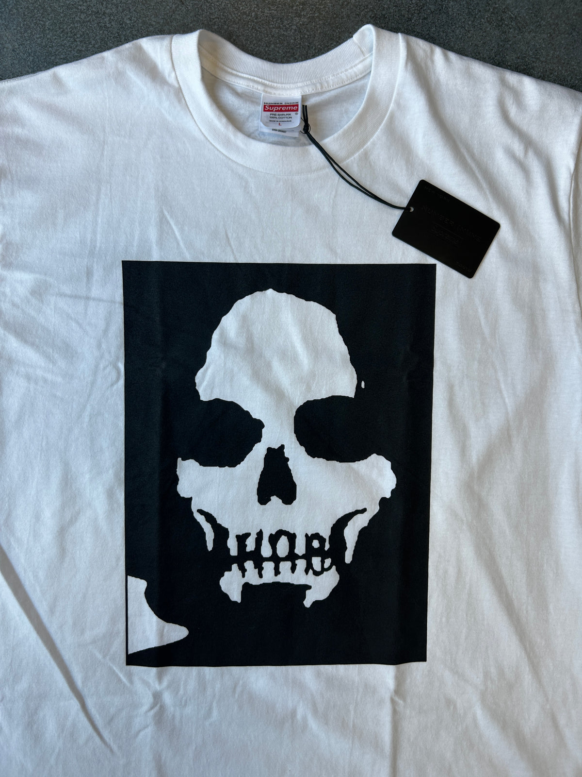 Supreme numberine Manson Tee White