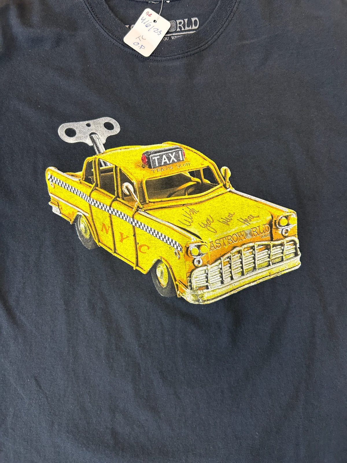 Travis Astroworld Taxi Black Tee