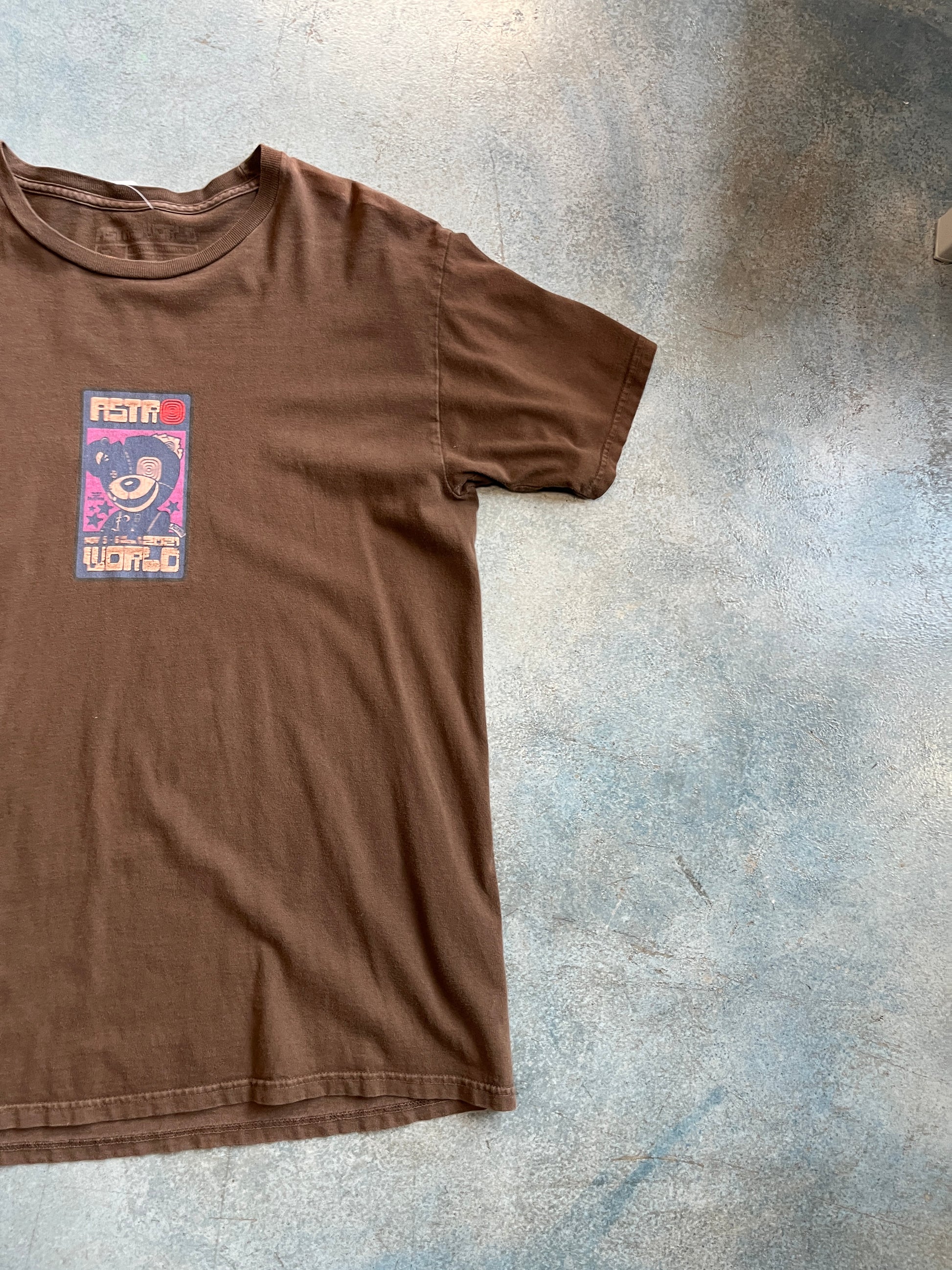 Travis Scott Astroworld Festival 2021 Tee Brown Bear OTF