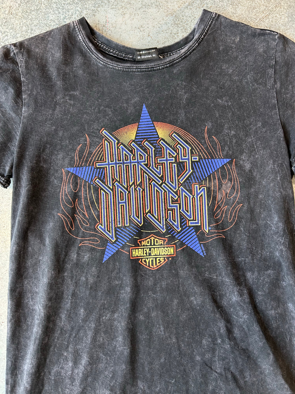 Vintage Black Harley Star Tee