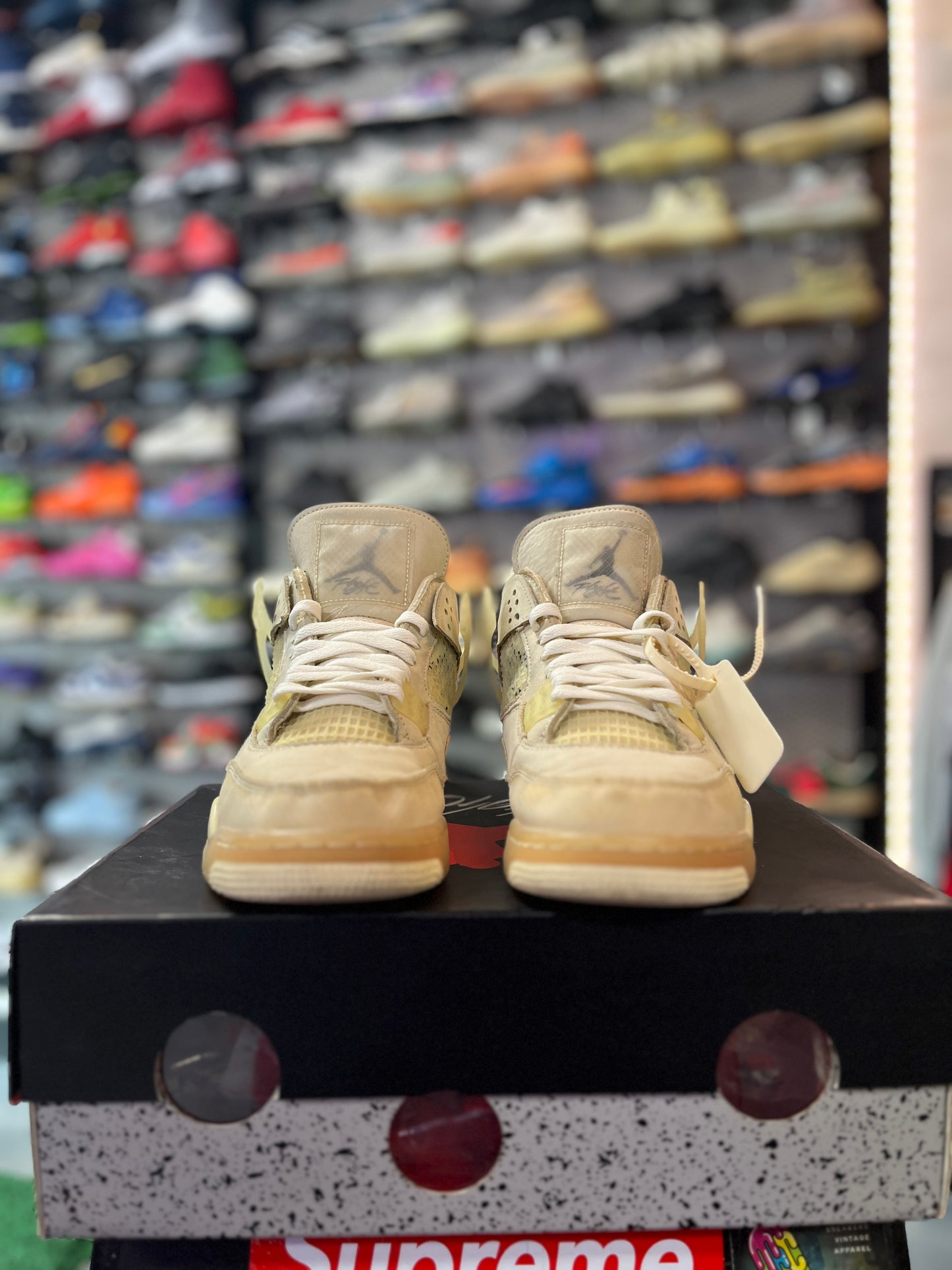 Jordan 4 Retro Off-White Sail (Women's) (YAC)