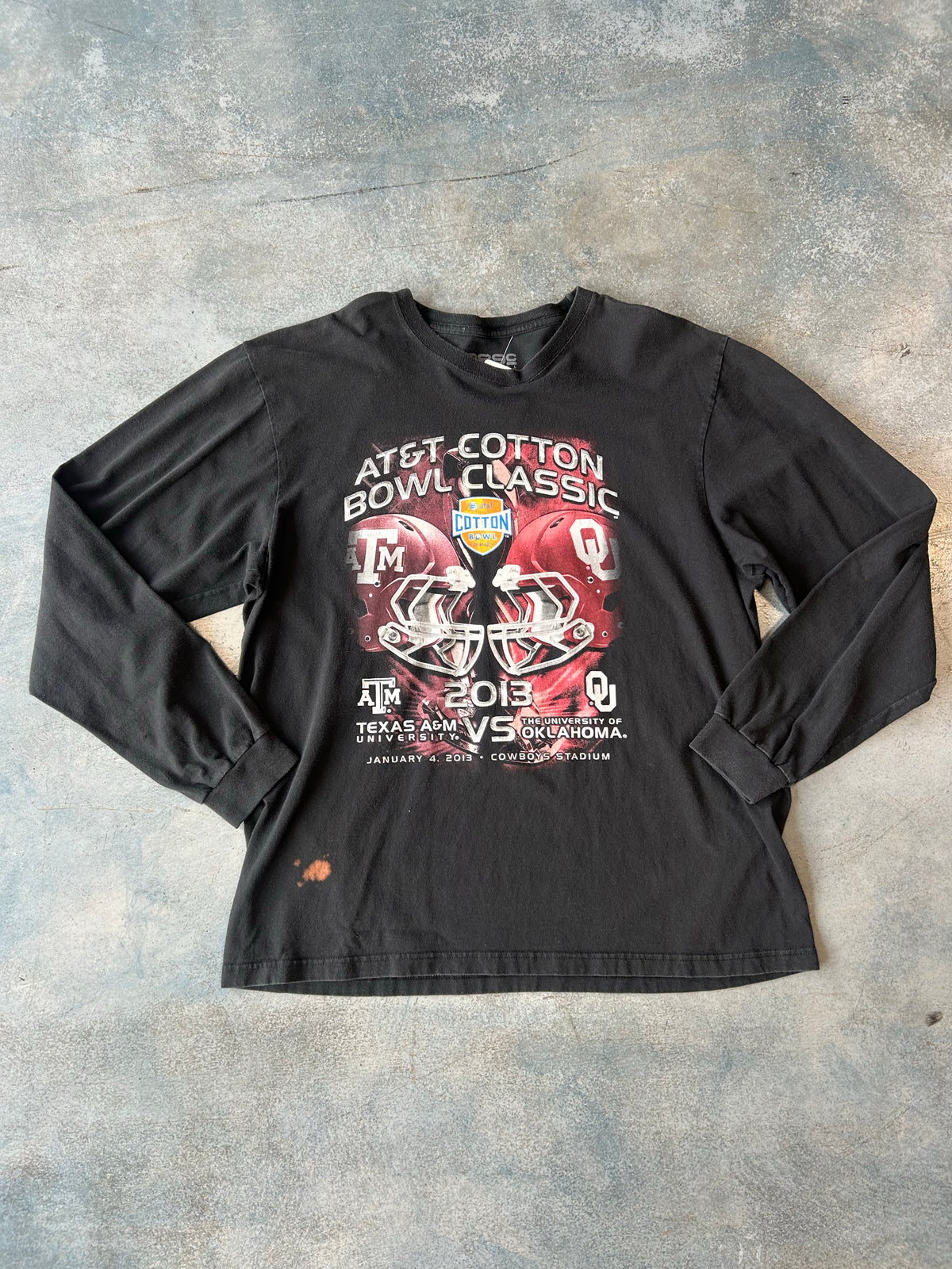 AT&T Cotton Bowl Classics Long Sleeve Tee Black