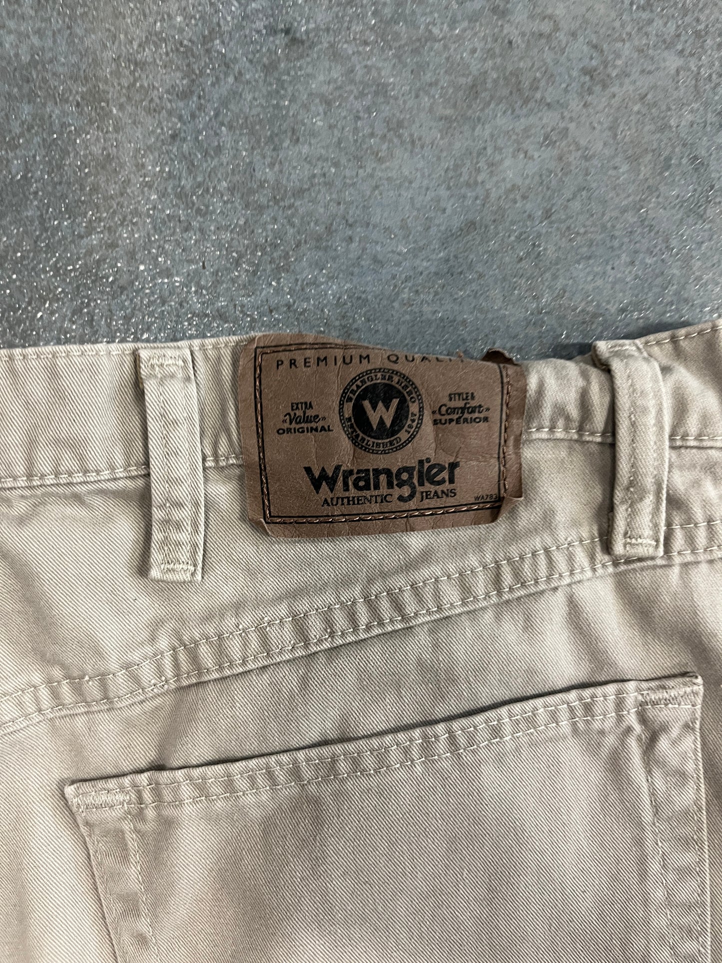 Wrangler Premium Quality Grey Jean Shorts OTF
