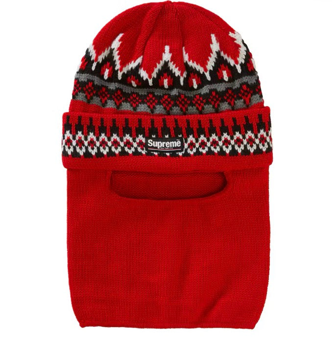 Supreme Facemask Beanie Red