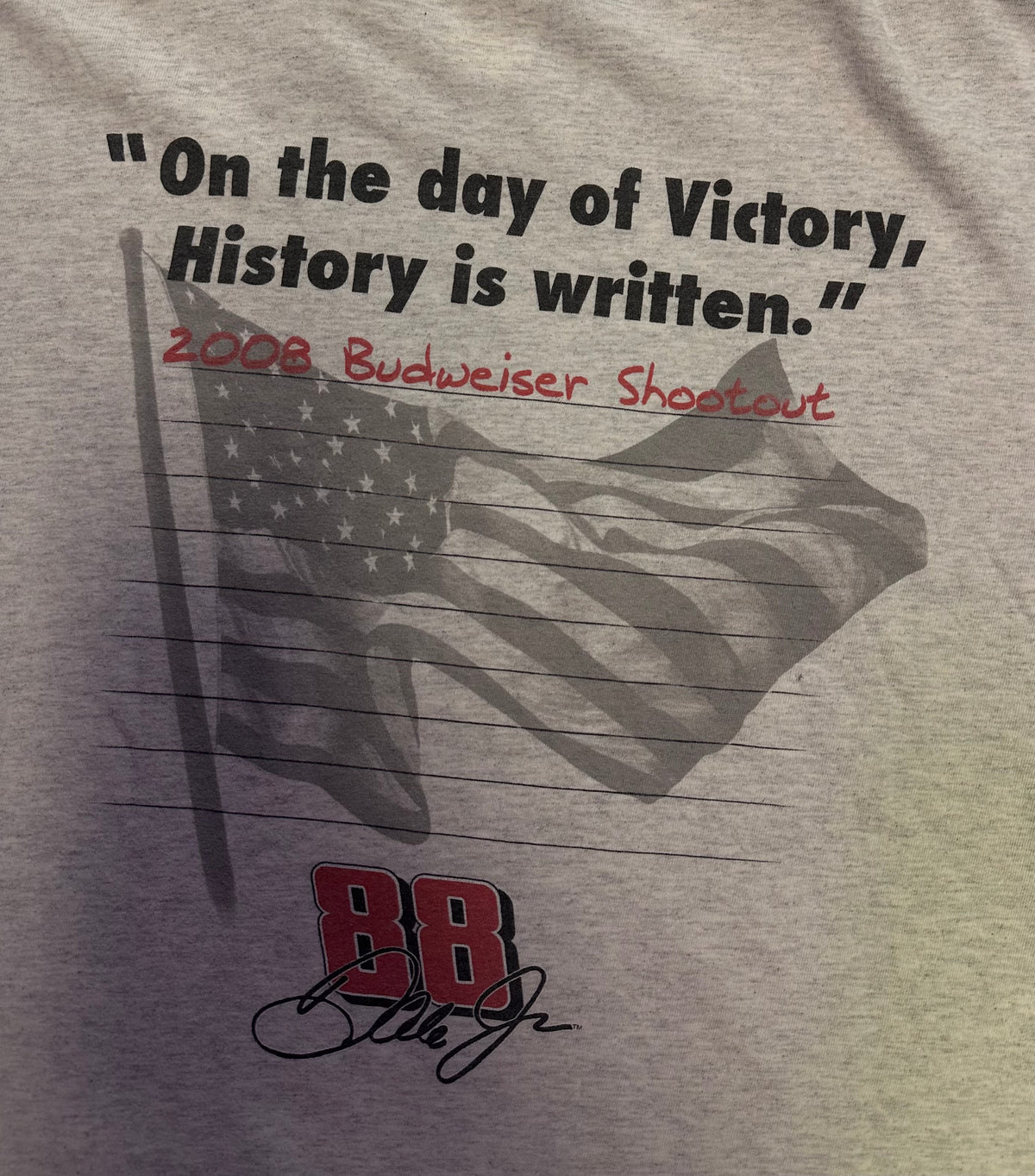 Vintage Dale Jr American Flag Tee