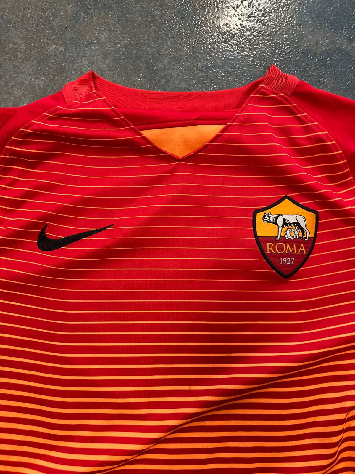 Nike 2016/17 AS ROMA Football Soccer Jersey Orange