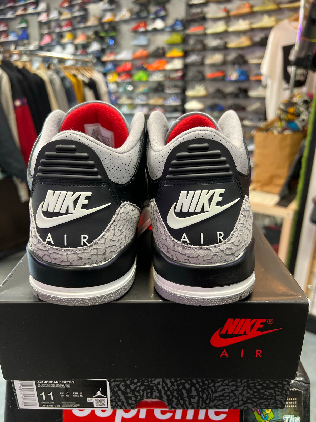 Jordan 3 Retro OG Black Cement (2024)