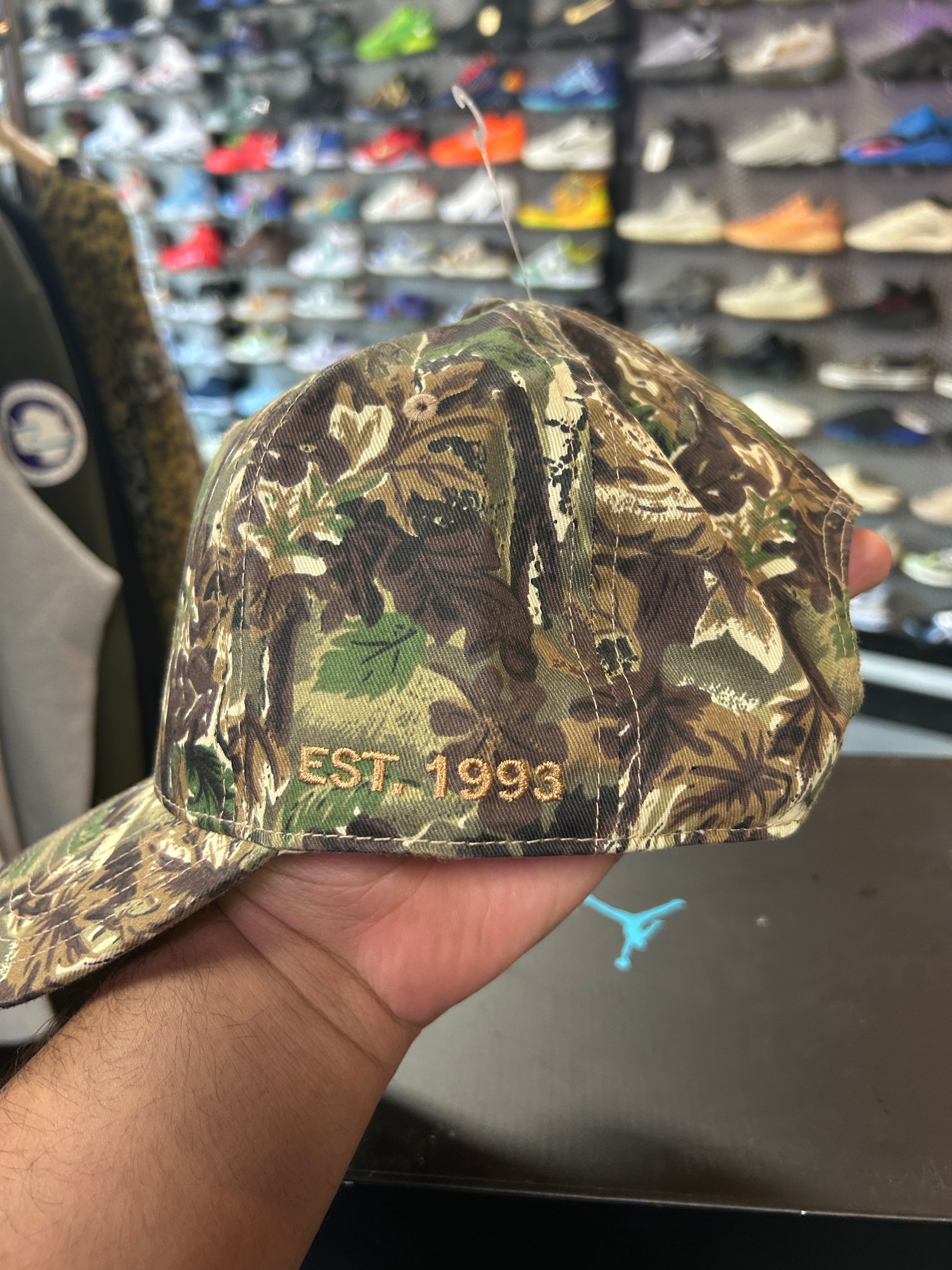 Keep winning camo snap back hat p OTF