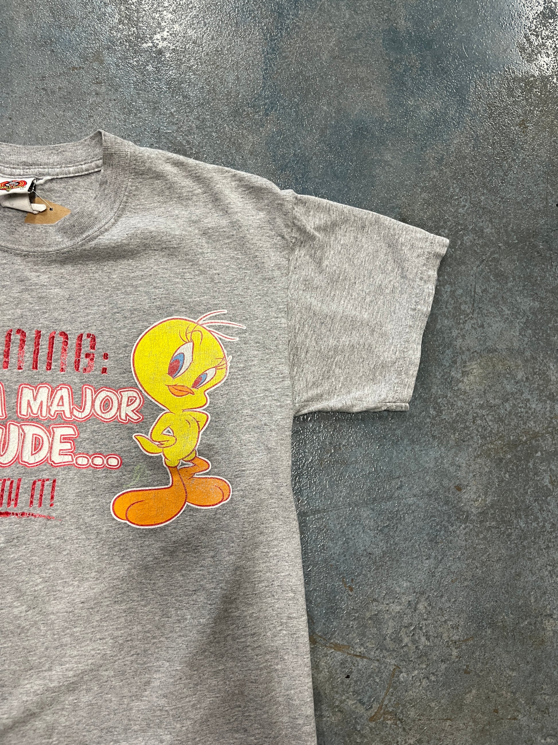 Looney Tunes I Have A Major Attitude Grey Tee () OTF