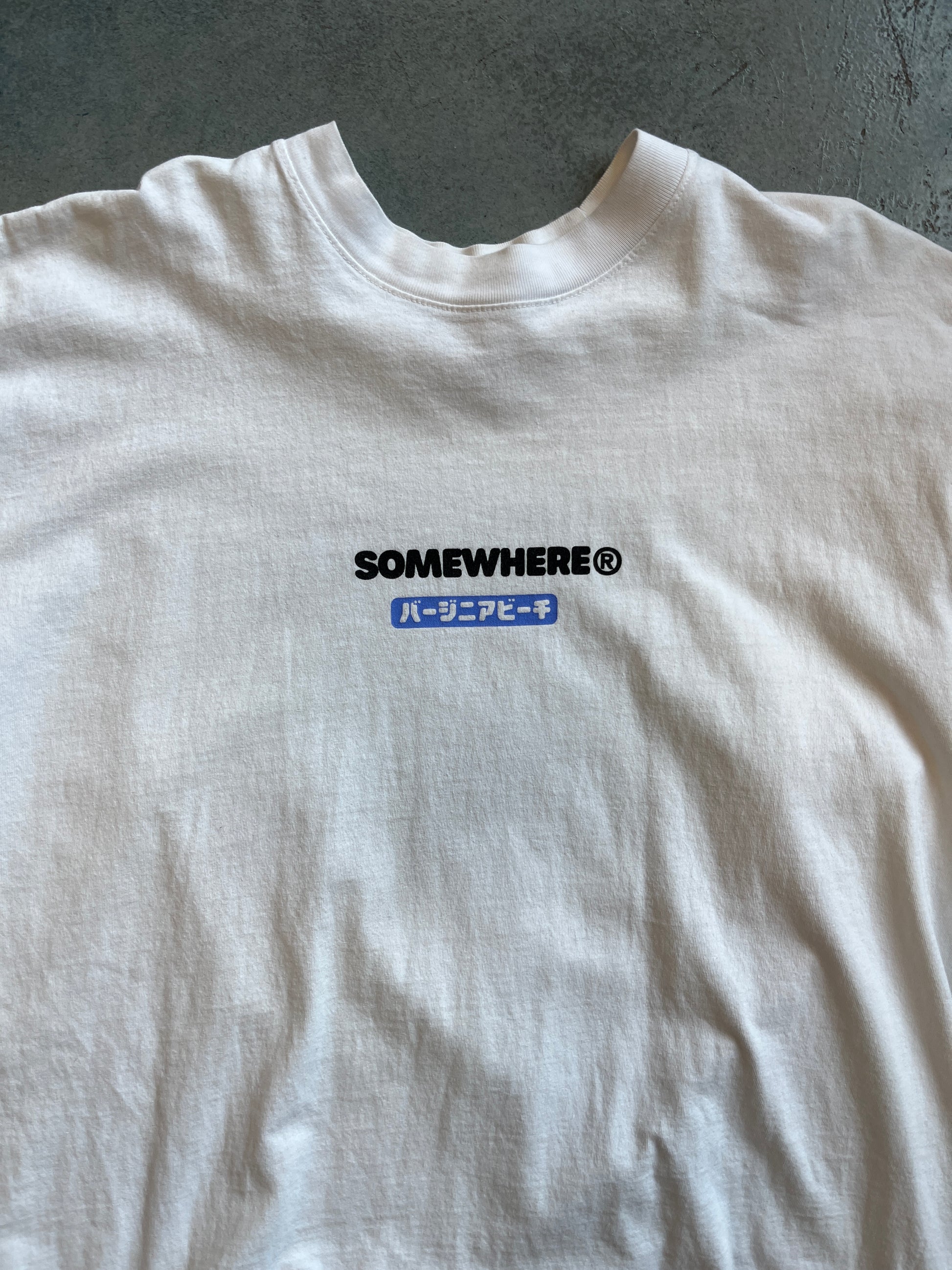 Somewhere White Tee OTF